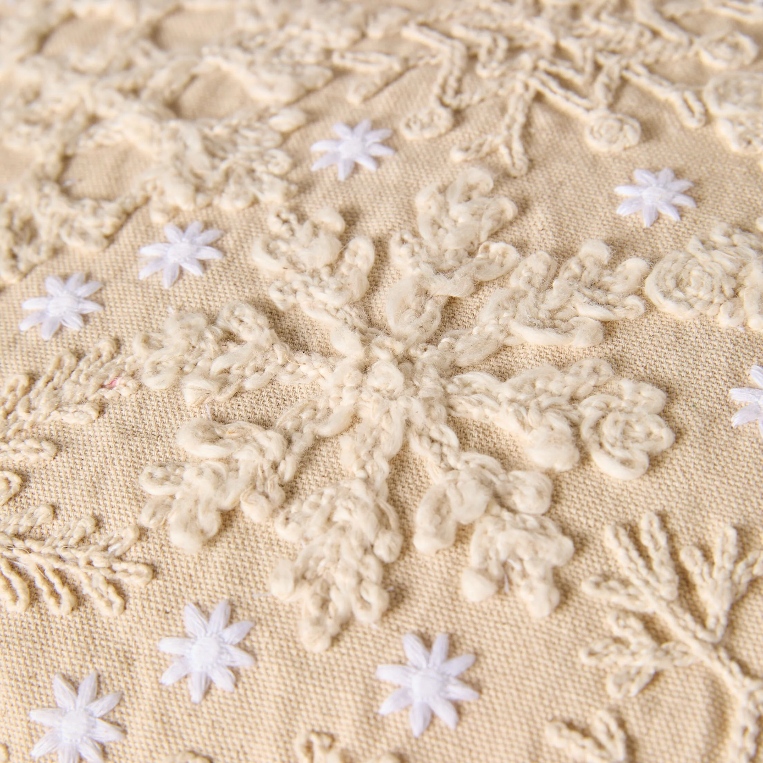 Mistletoe Christmas Snowflake Cushion