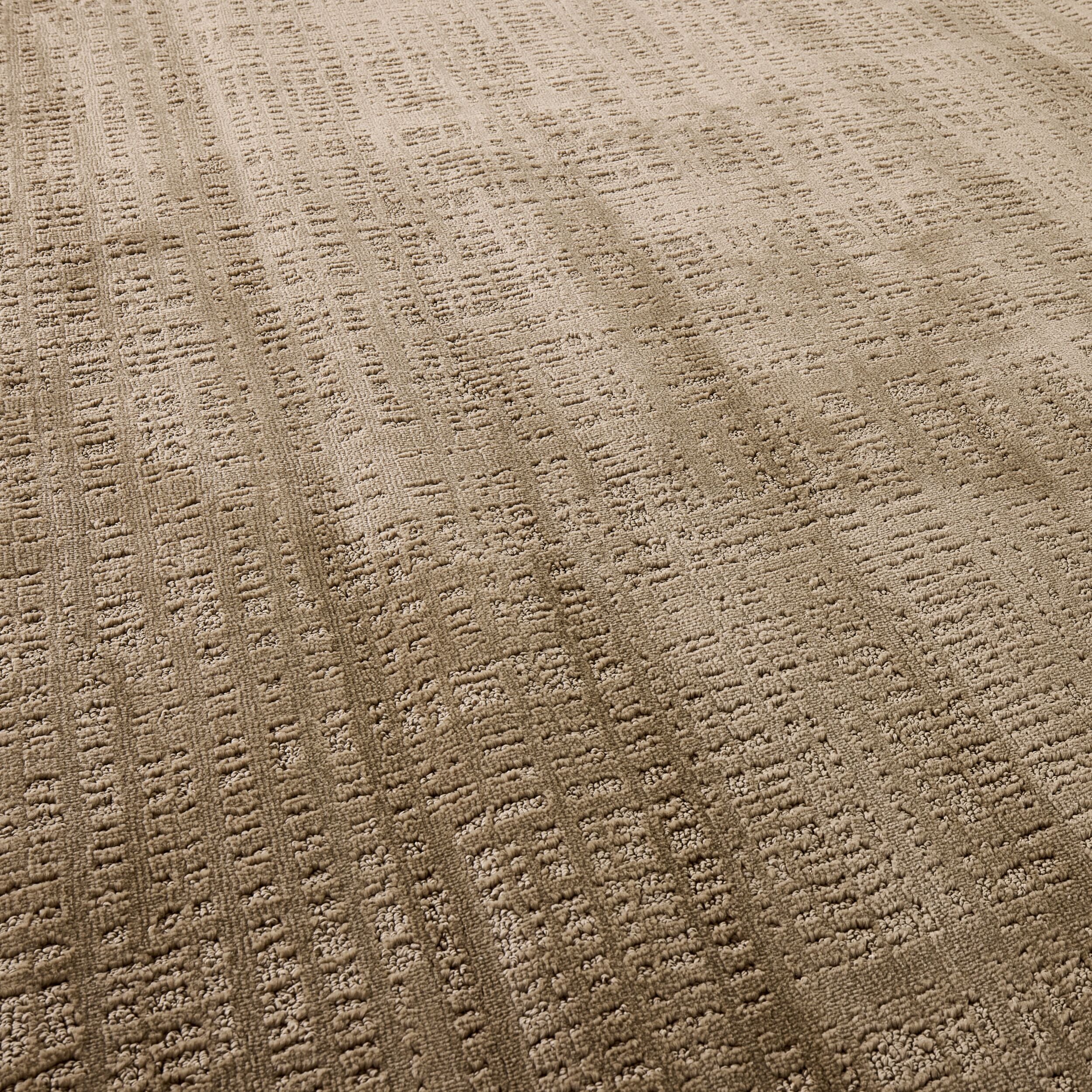 Crosshatch Handtufted Rug Caramel 200x300cm