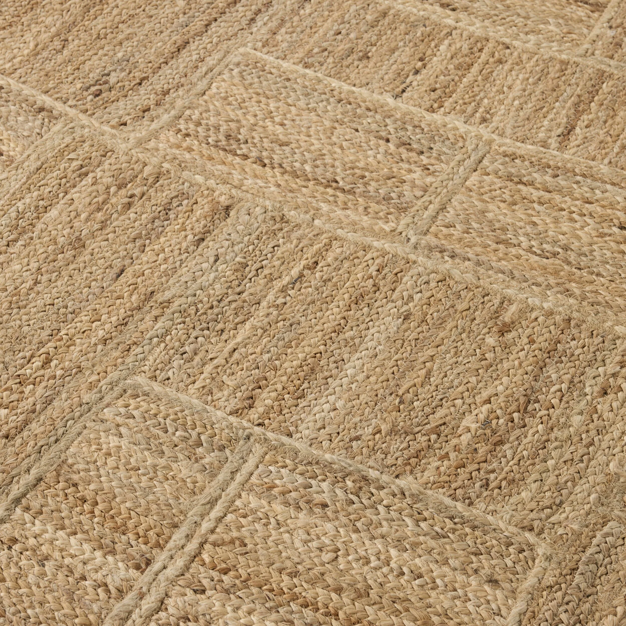 Palma Basket Weave Jute Rug 150x240cm