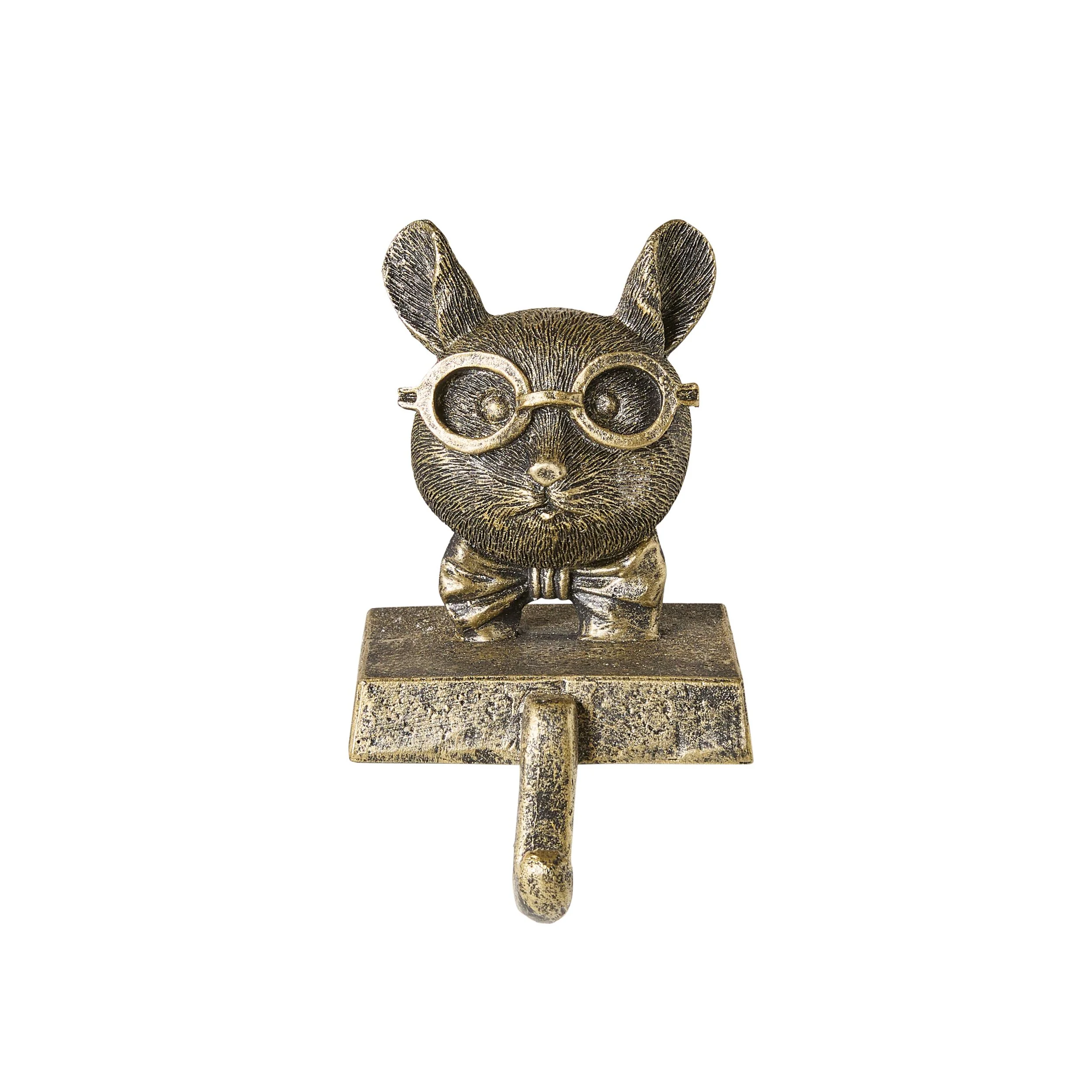 Christmas Foxy & Friends Mouse Mantel Hook