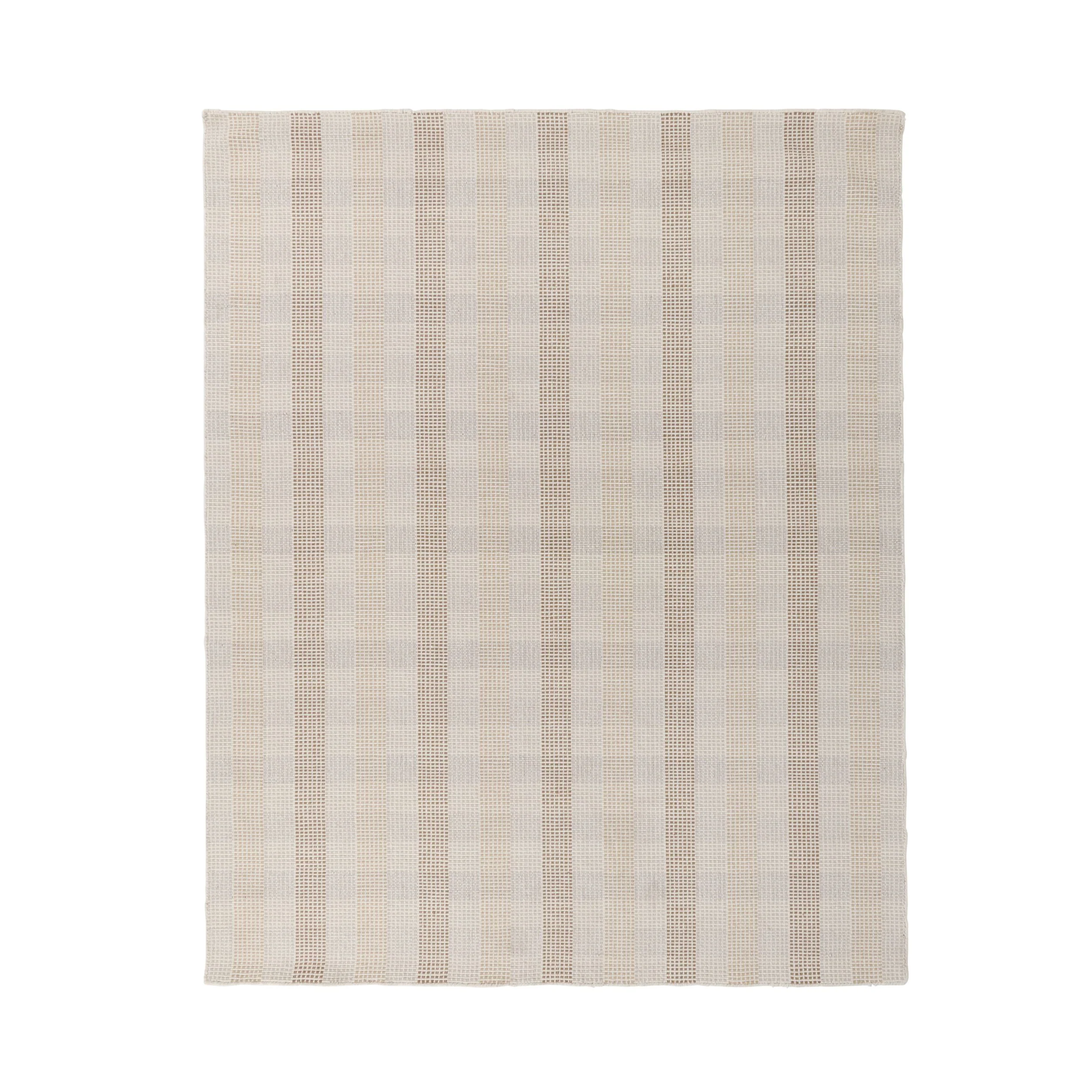 Manning Grid Handloom NZ Wool Rug 240x300cm