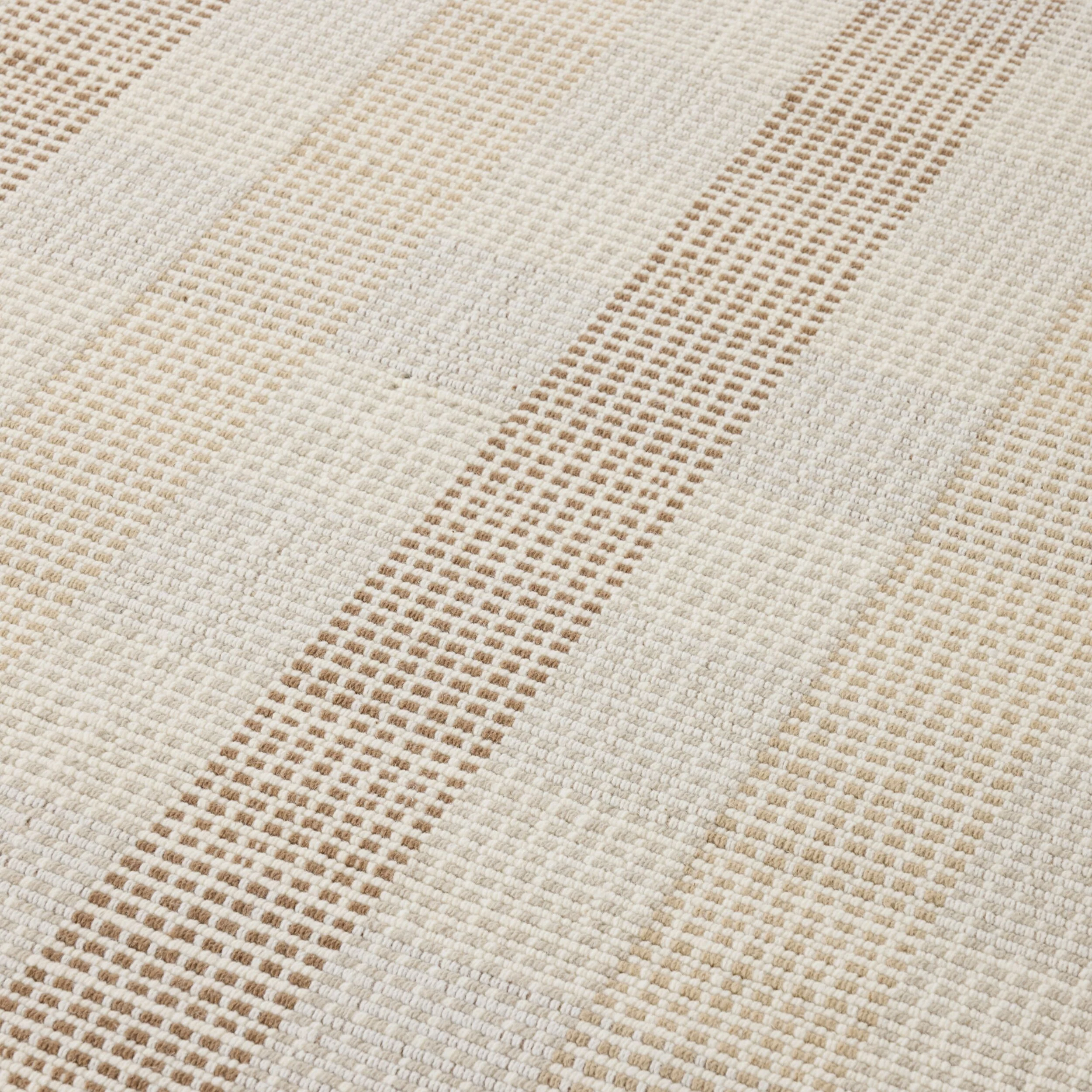 Manning Grid Handloom NZ Wool Rug 150x240cm