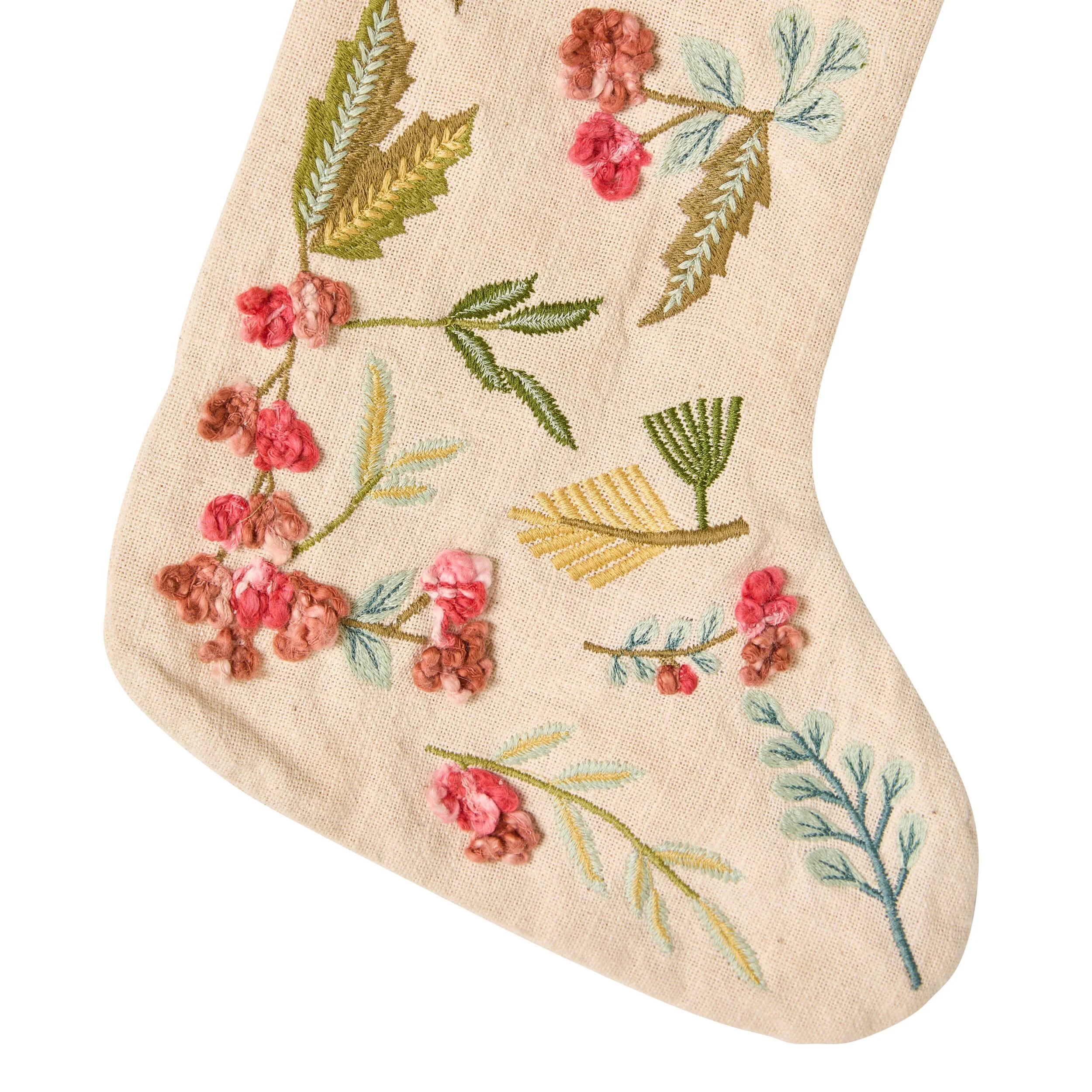 Mistletoe Christmas Peace Stocking