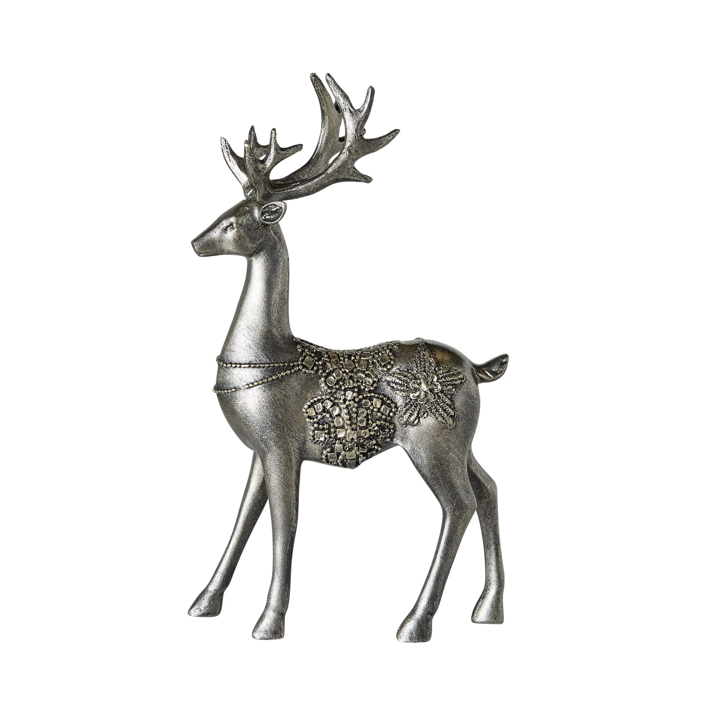 Bejewelled Standing Deer Statue