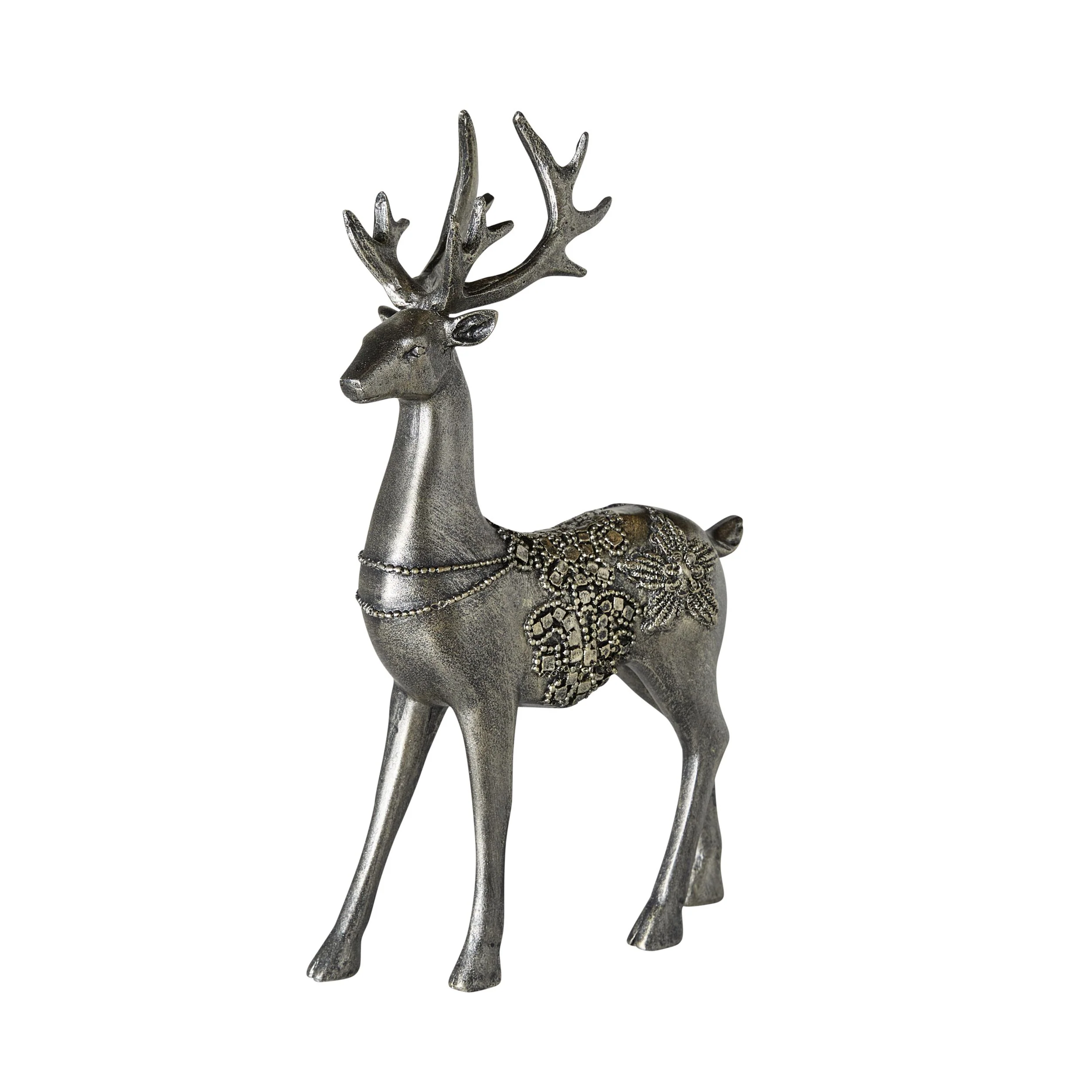 Bejewelled Standing Deer Statue