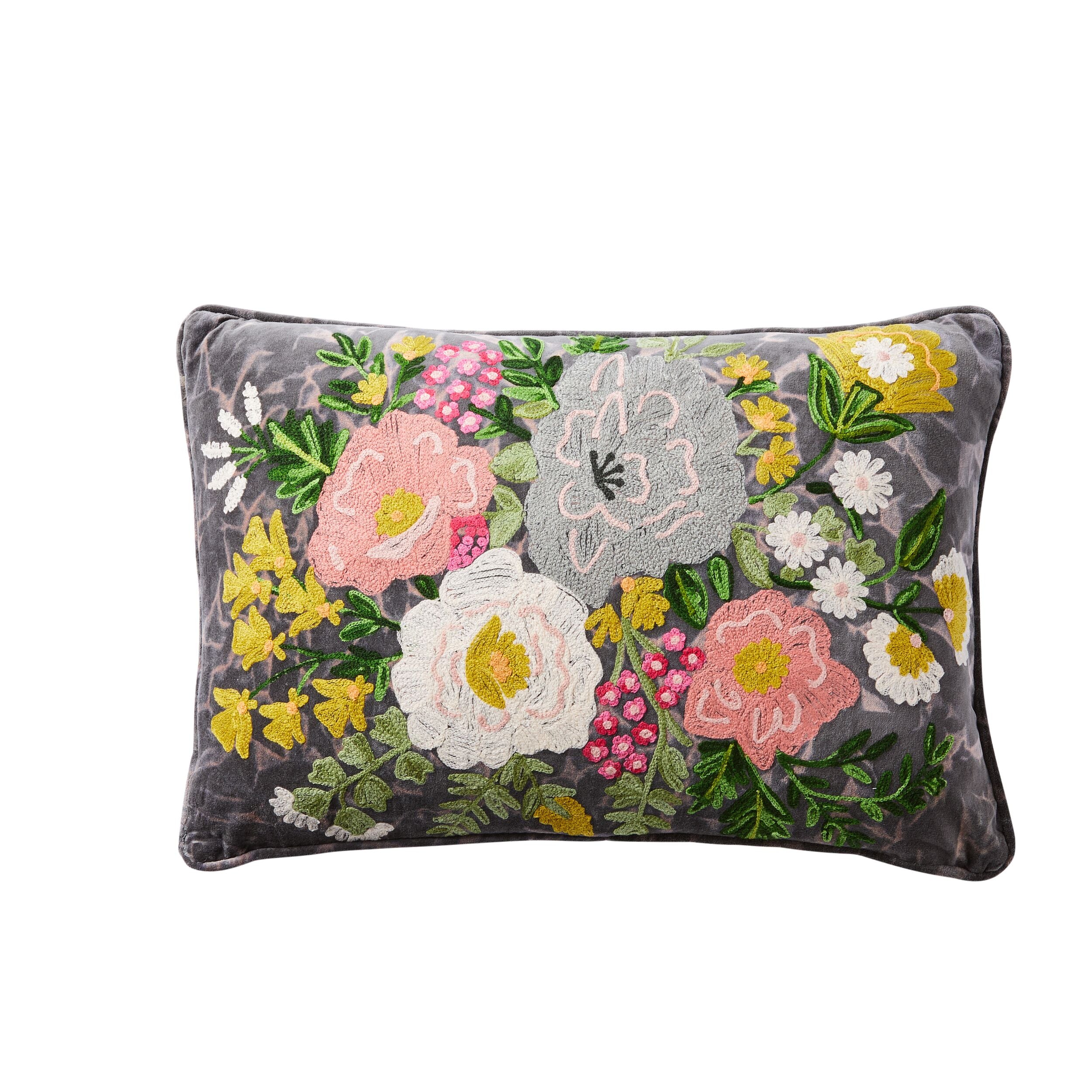 Stitch Vintage Floral Cushion 40x60cm