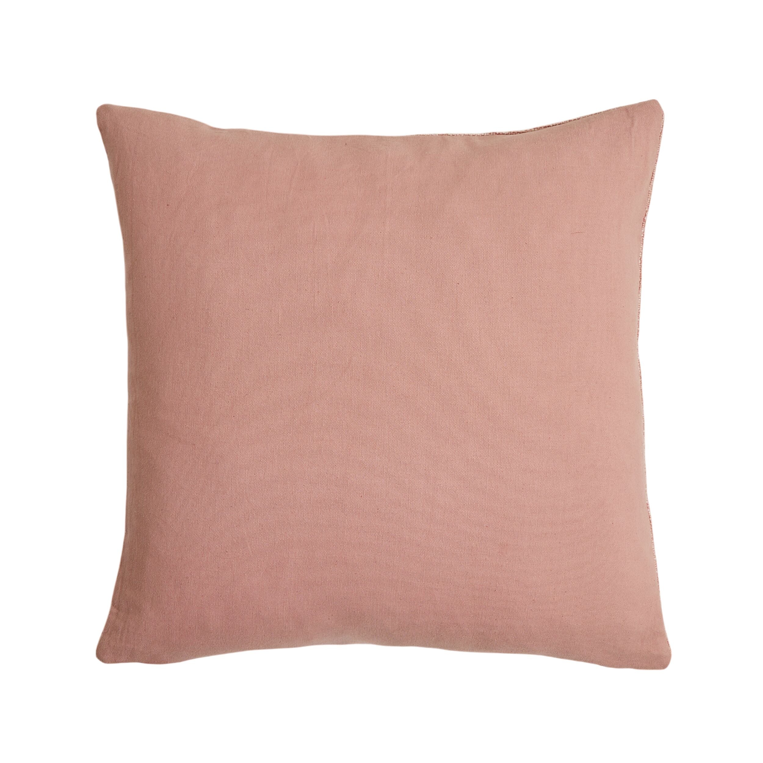 Pampas Fan Embroidered Cushion 45x45cm
