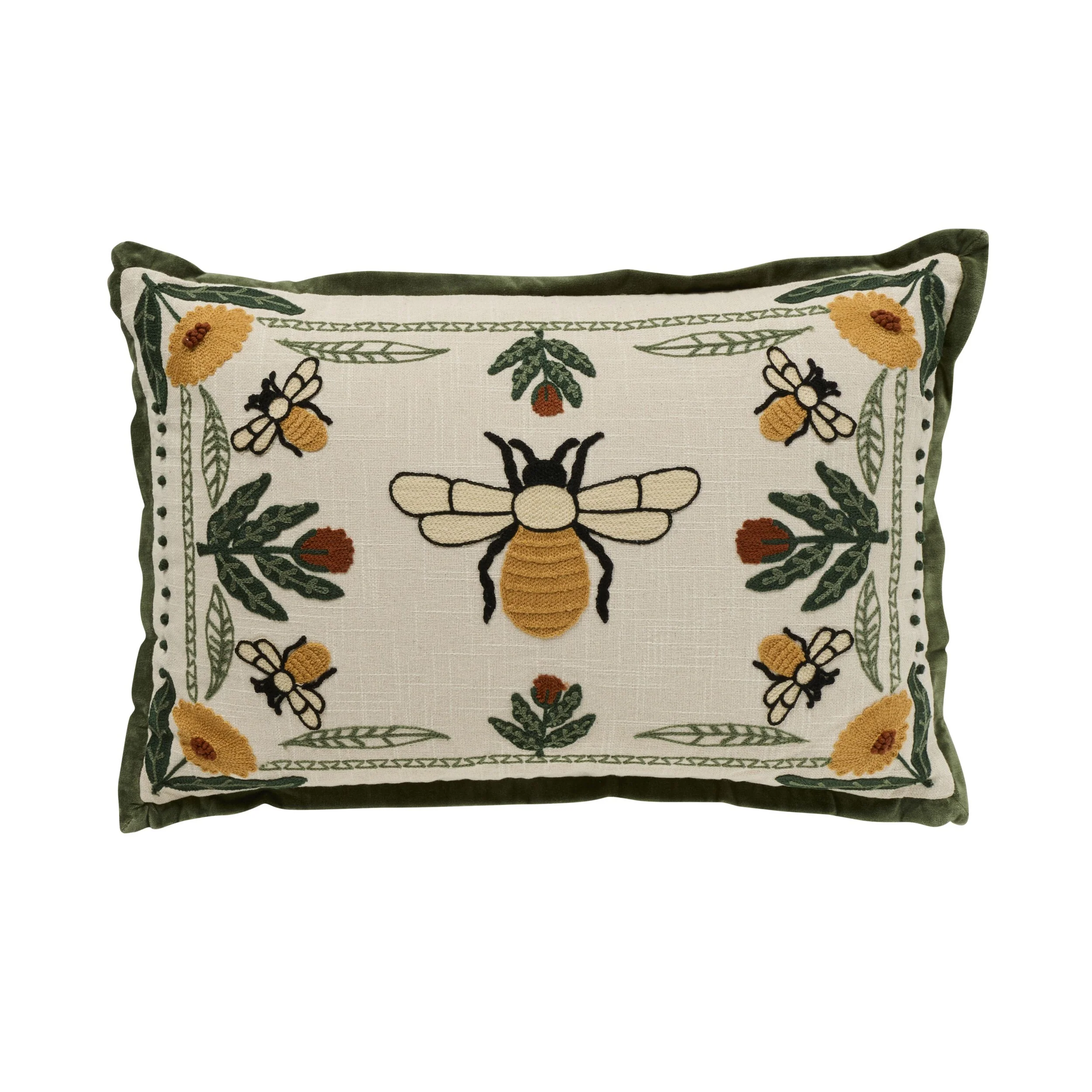 Stitch Bee Bloom Cushion 40x60cm