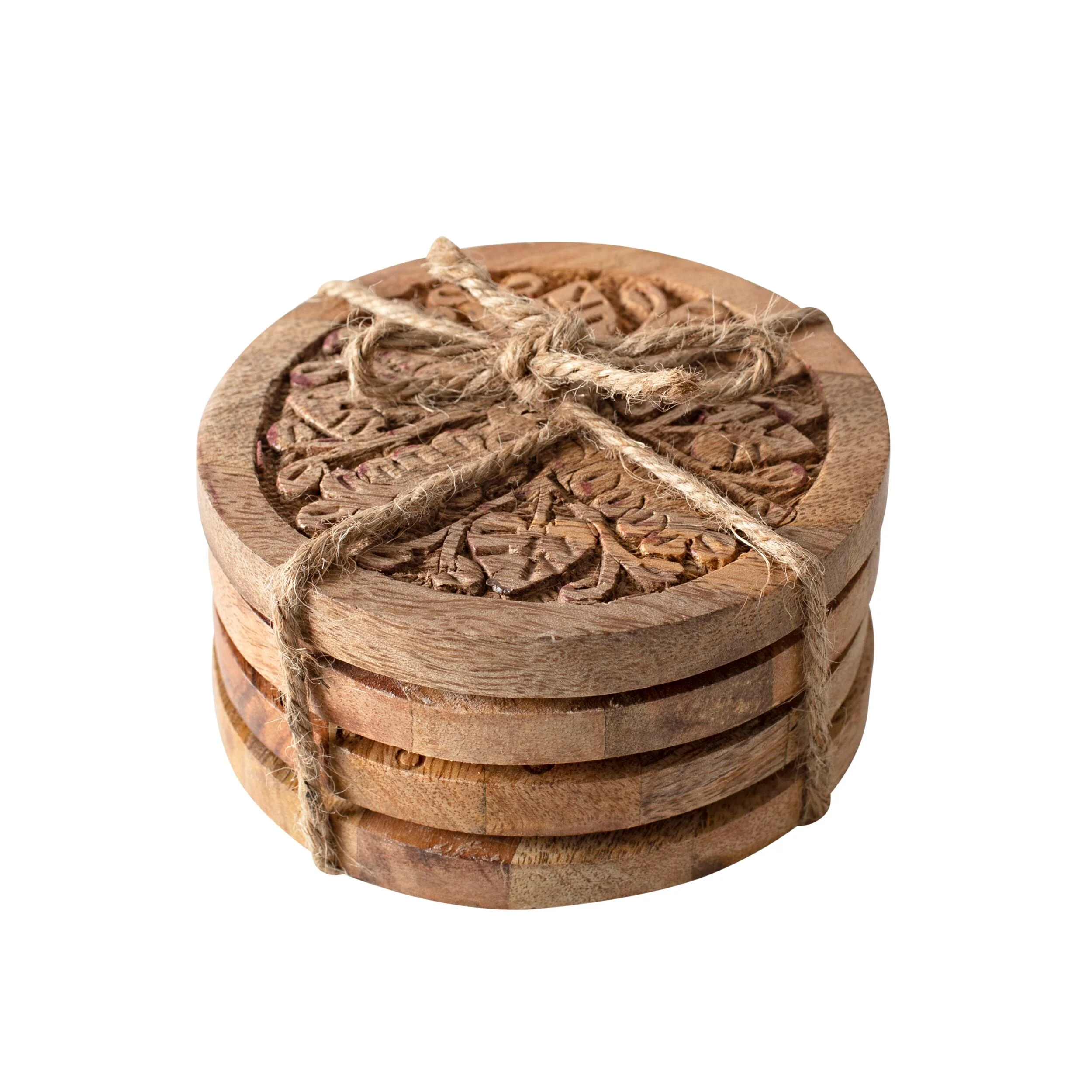 Parvani Set Of 4 Coasters 10x10x1cm