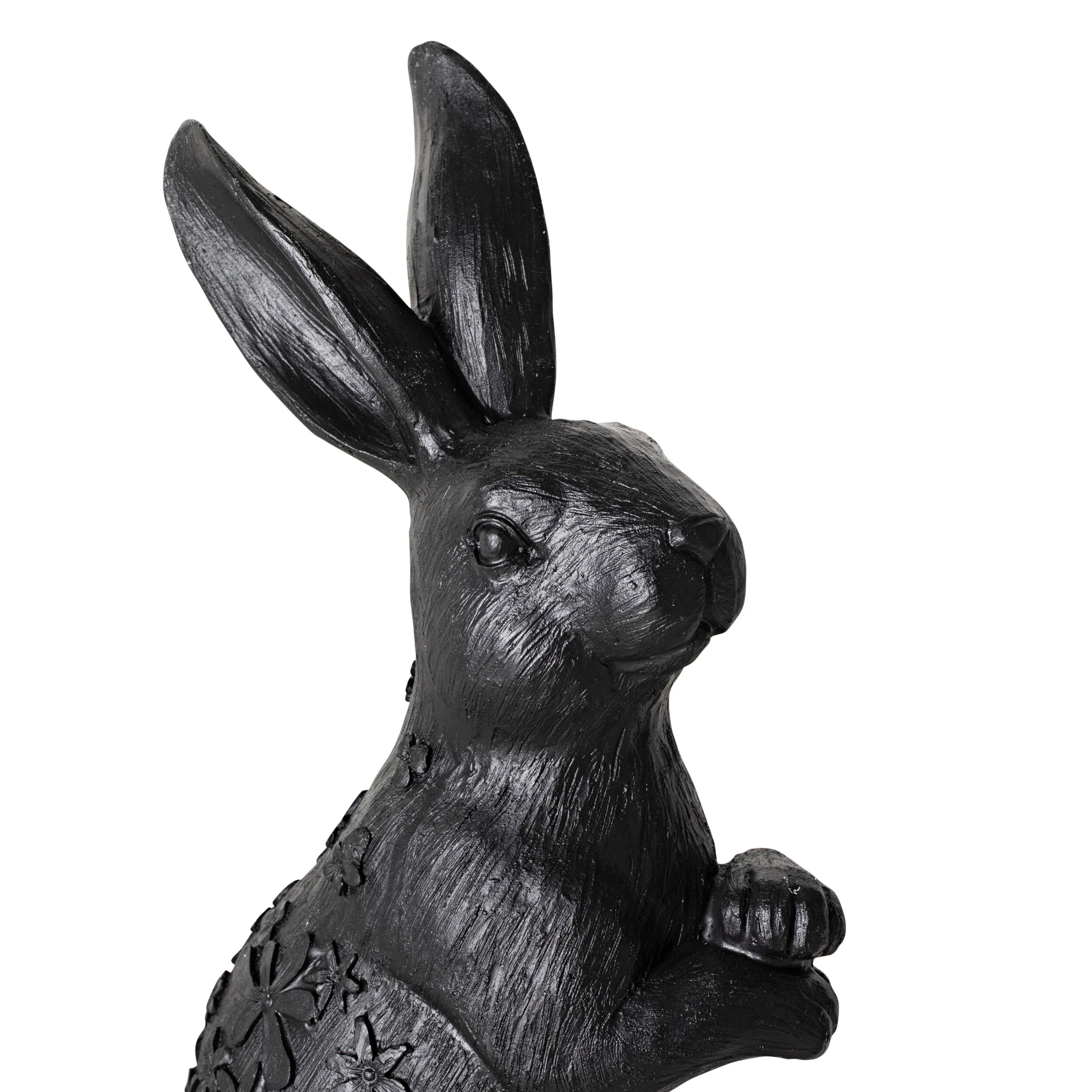 2576-black-rabbit-statue-31x15x13cm-3.webp Black Rabbit Statue 31x15x13cm