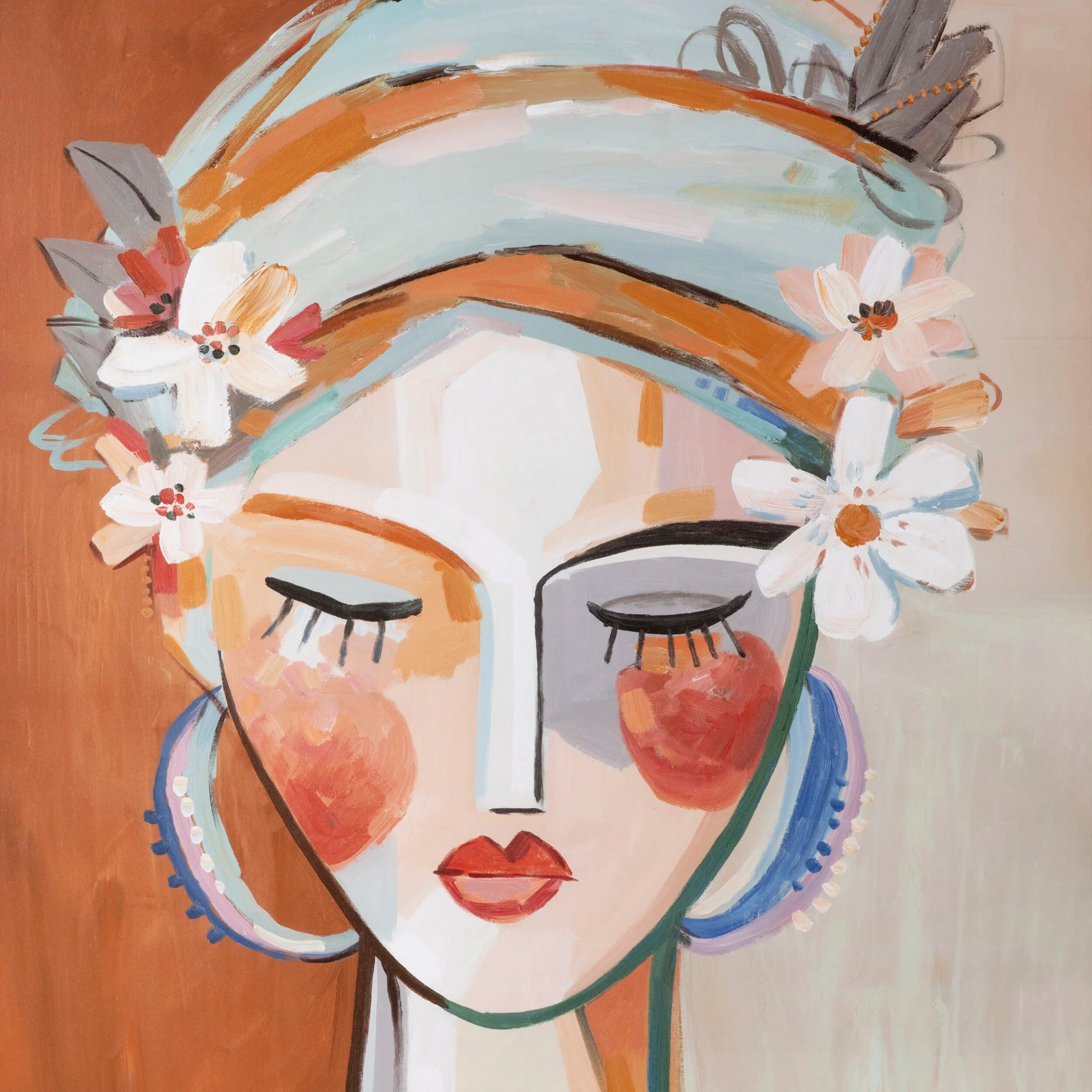 2579-claudette-abstract-female-face-framed-print-140x100cm-2.webp Claudette Abstract Female Face Framed Print 140x100cm