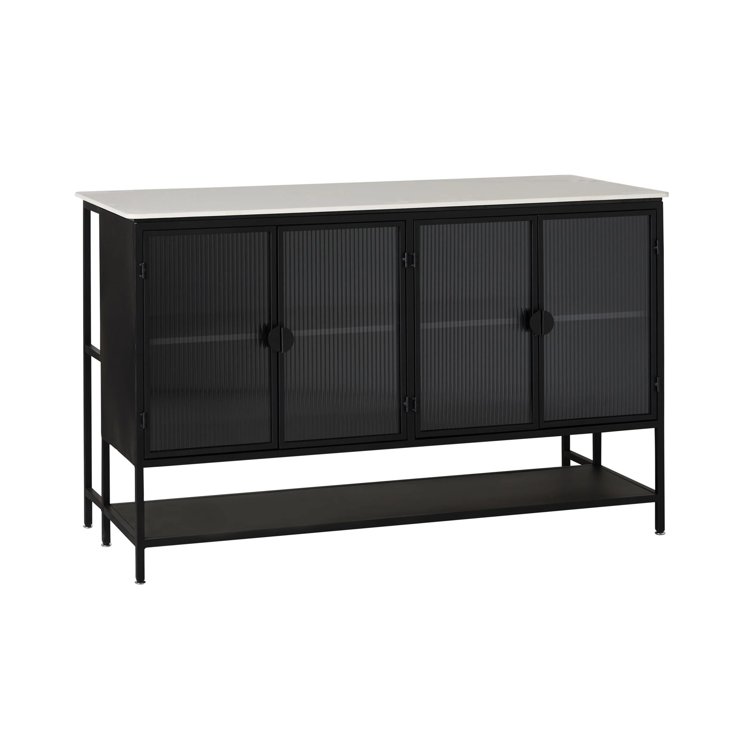 Nero Kitchen Island Bench Black 150cm