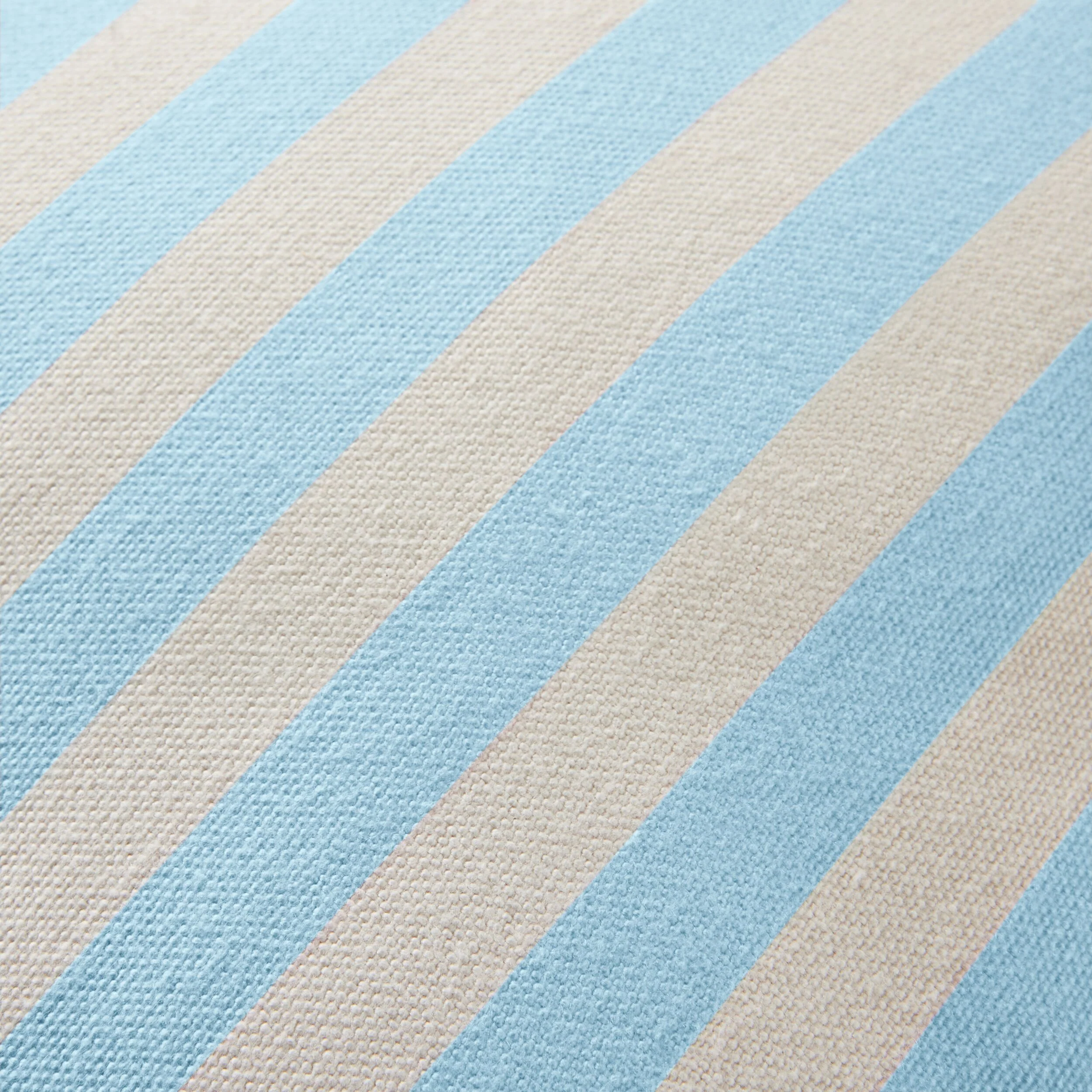 Aruba Scallop Edge Stripe Blue 45x45cm