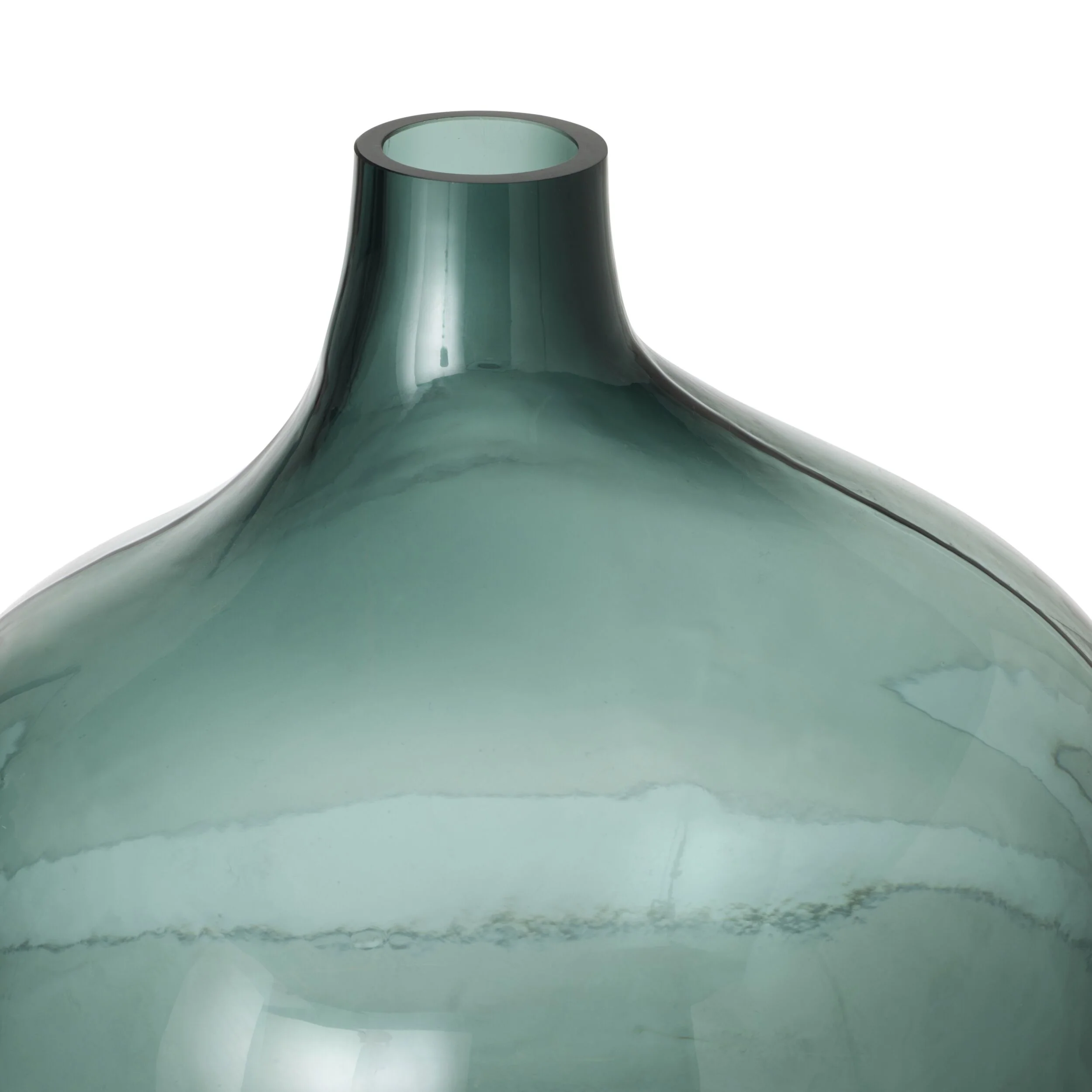 Oceanic Tinted Flagon Glass Vase Turquoise