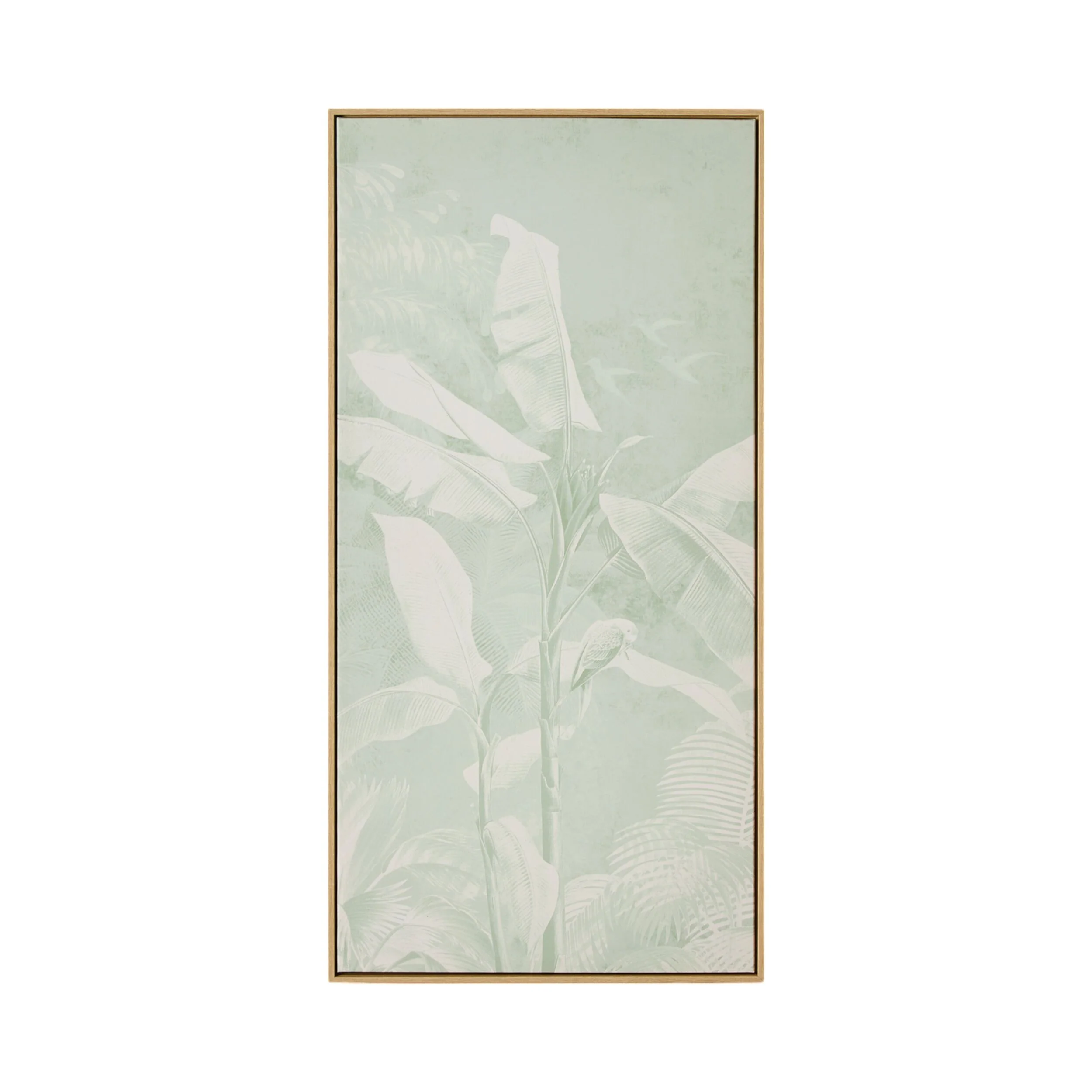 Sage Jungle Trio Framed Canvas Print 190x120cm
