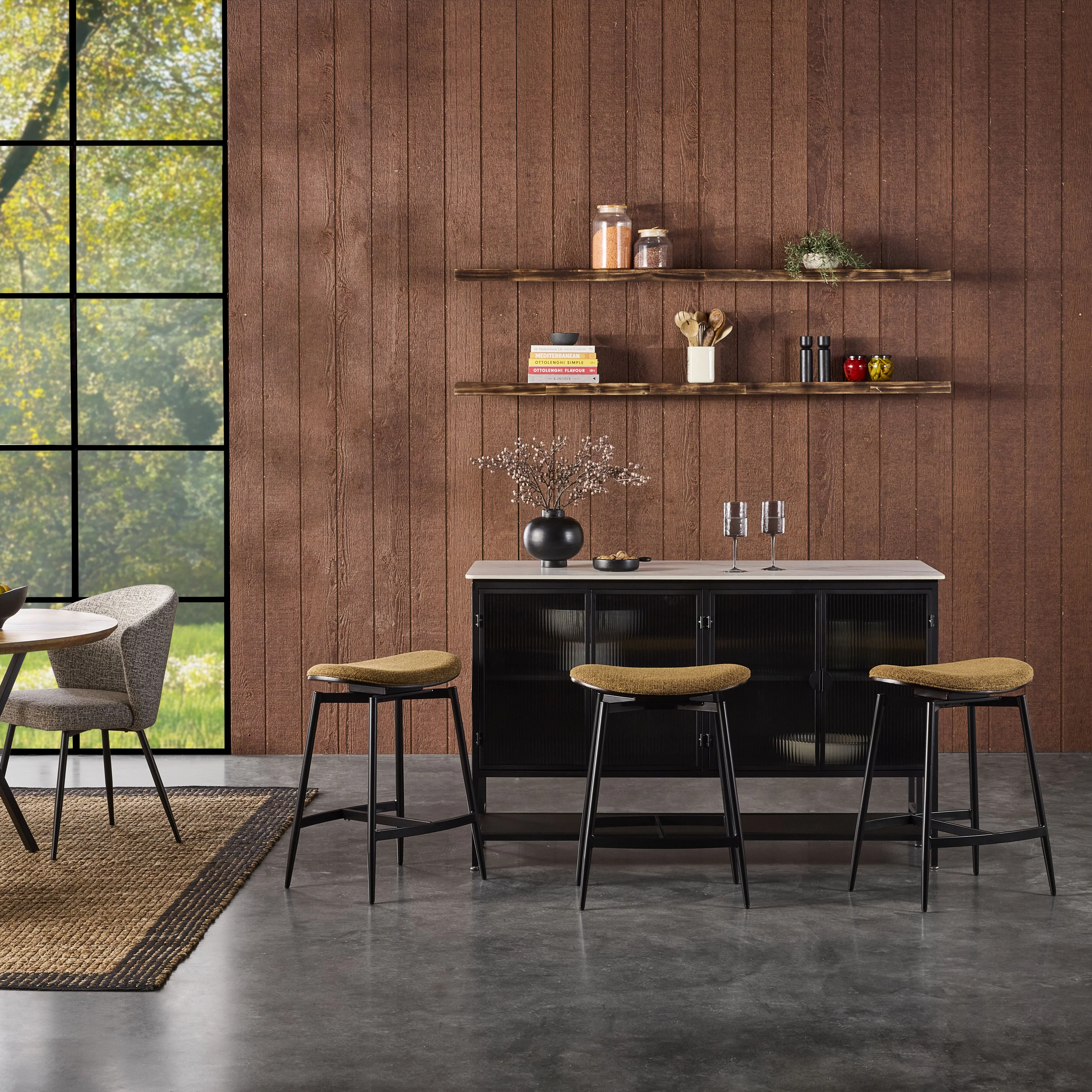 Alister Bar Stool Brown