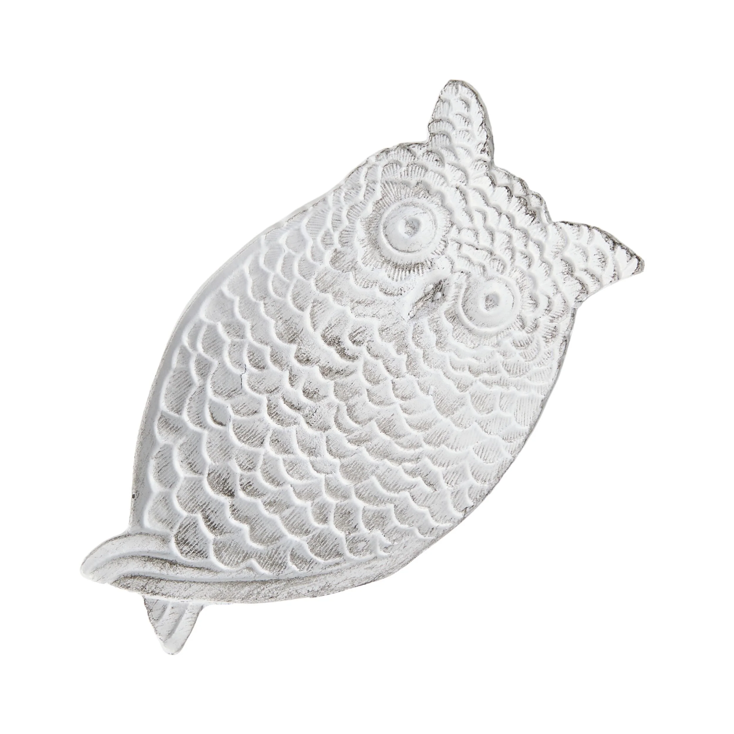 Snowy Owl Trinket Dish 13.6x8x2cm