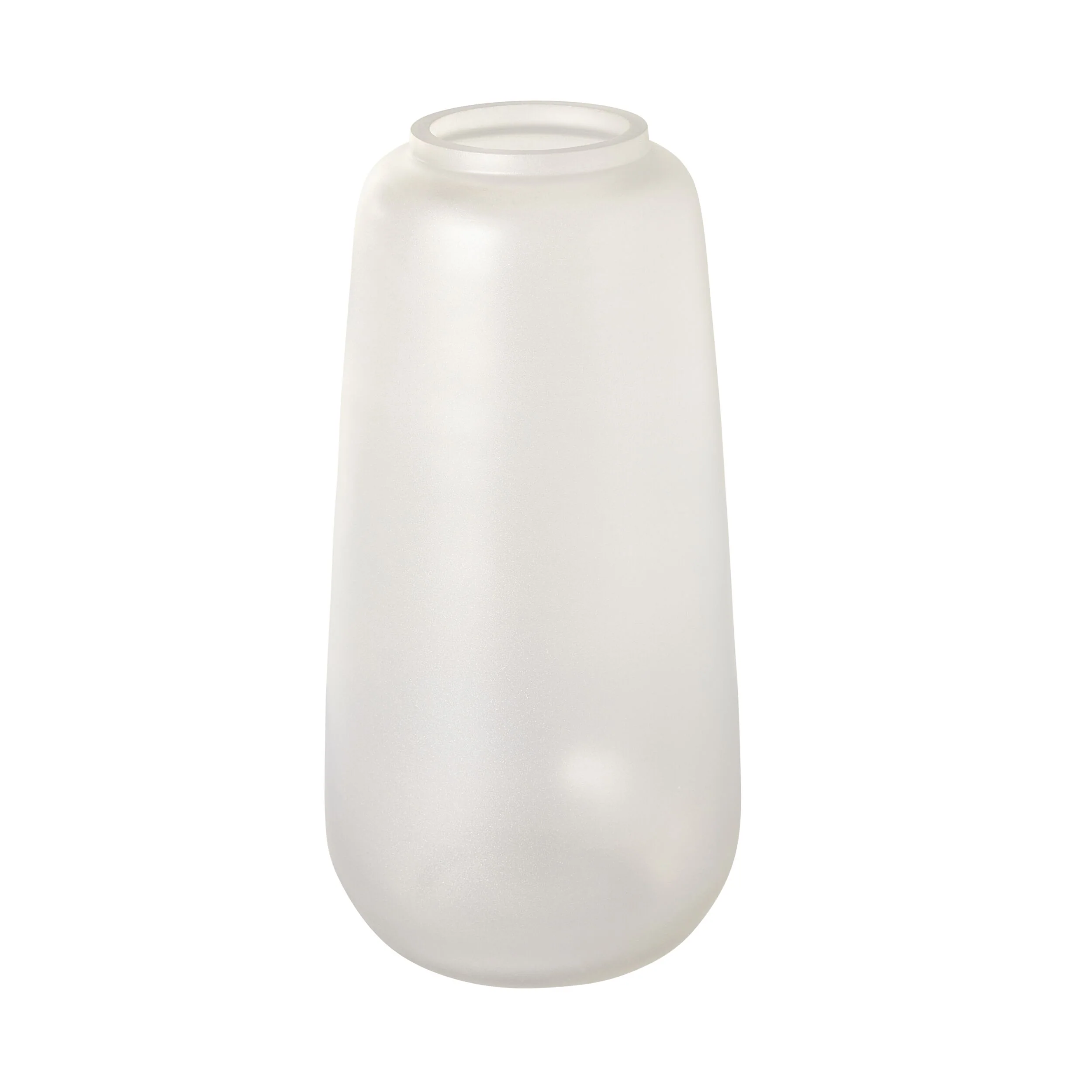 Tundra Frosted Vase 12x12x25cm