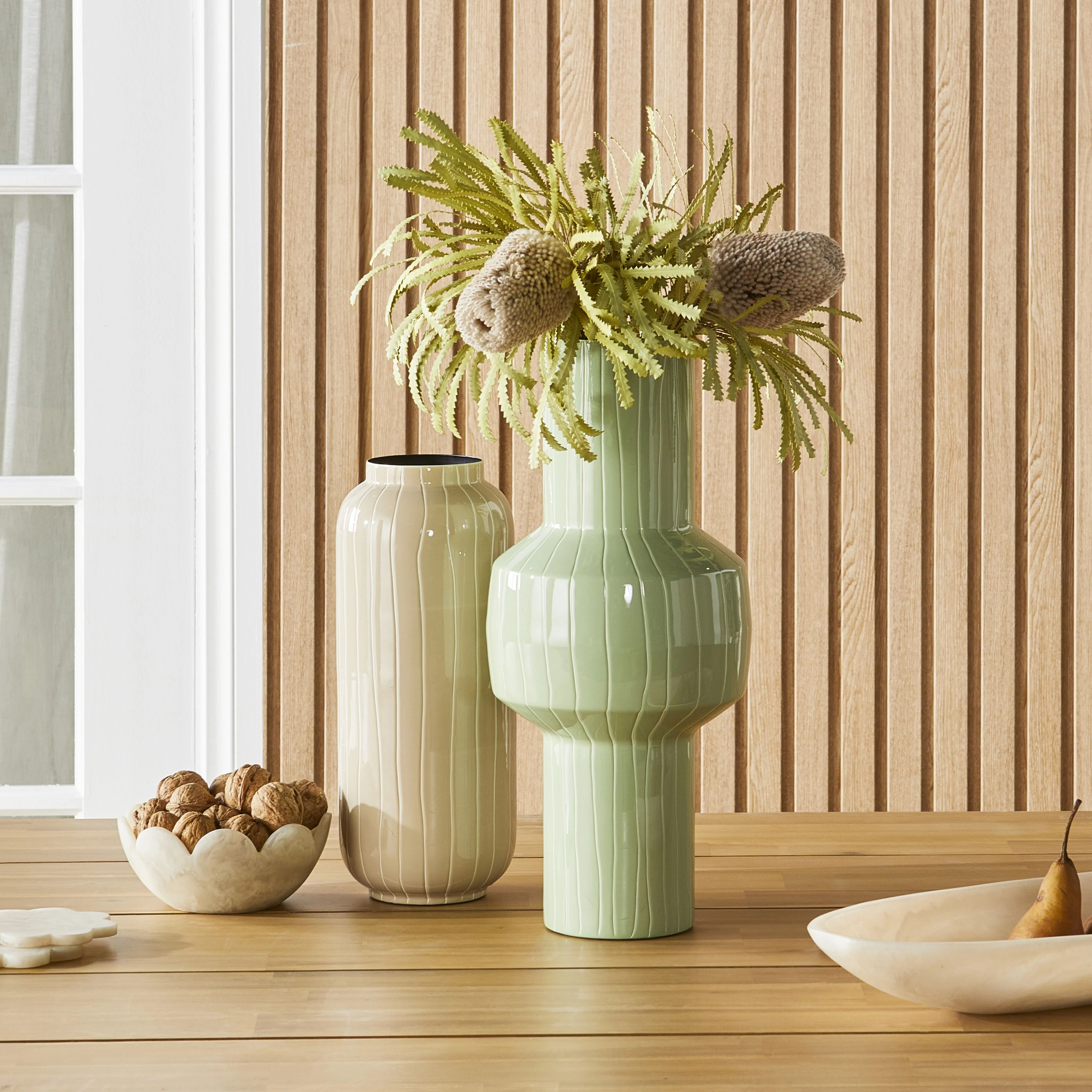 2957-sarra-vase-laurel-green-19x19x41cm-5.webp Sarra Vase Laurel Green 19x19x41cm