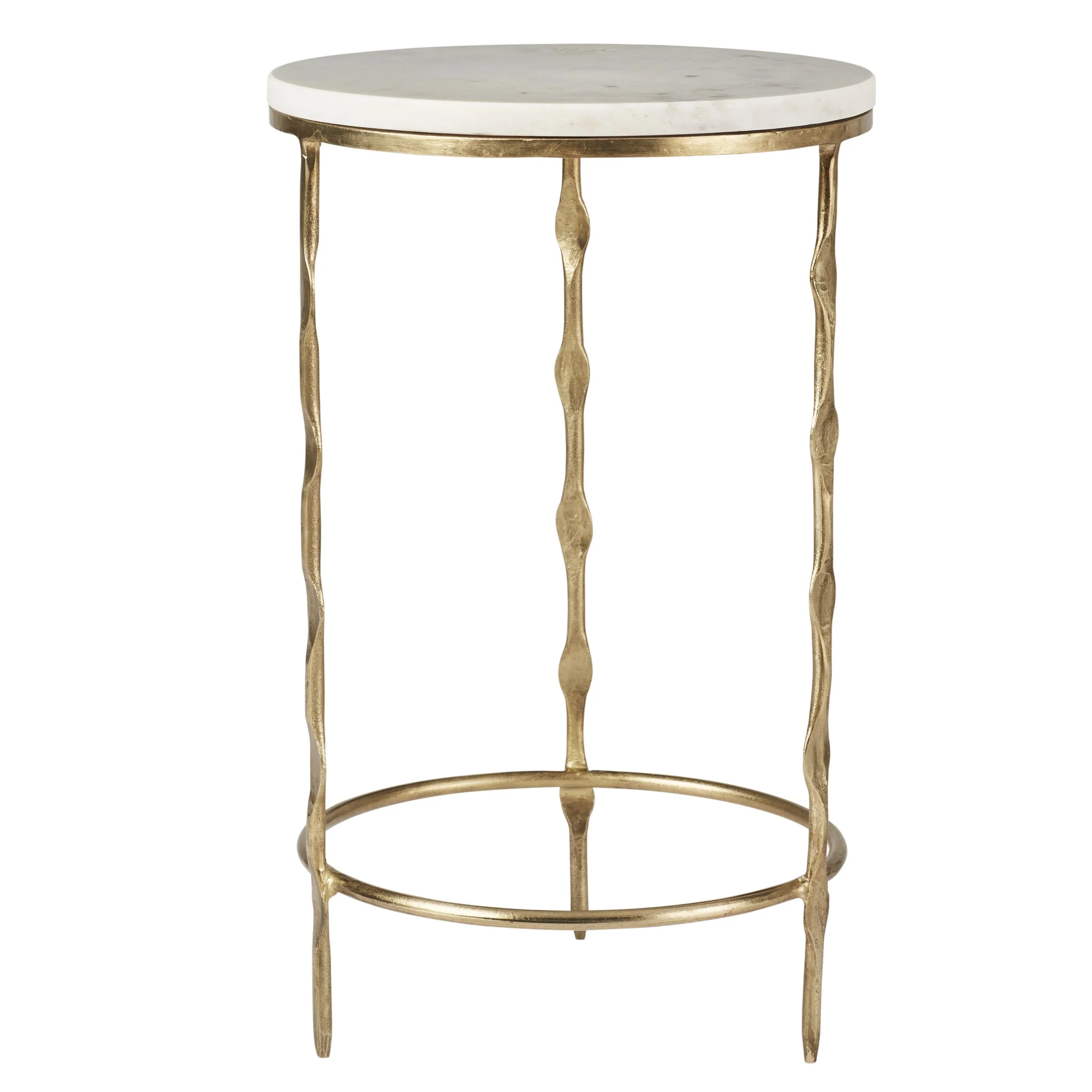 2980-iron-round-side-table-with-marble-top-50cm-1.webp Iron Round Side Table With Marble Top 50cm