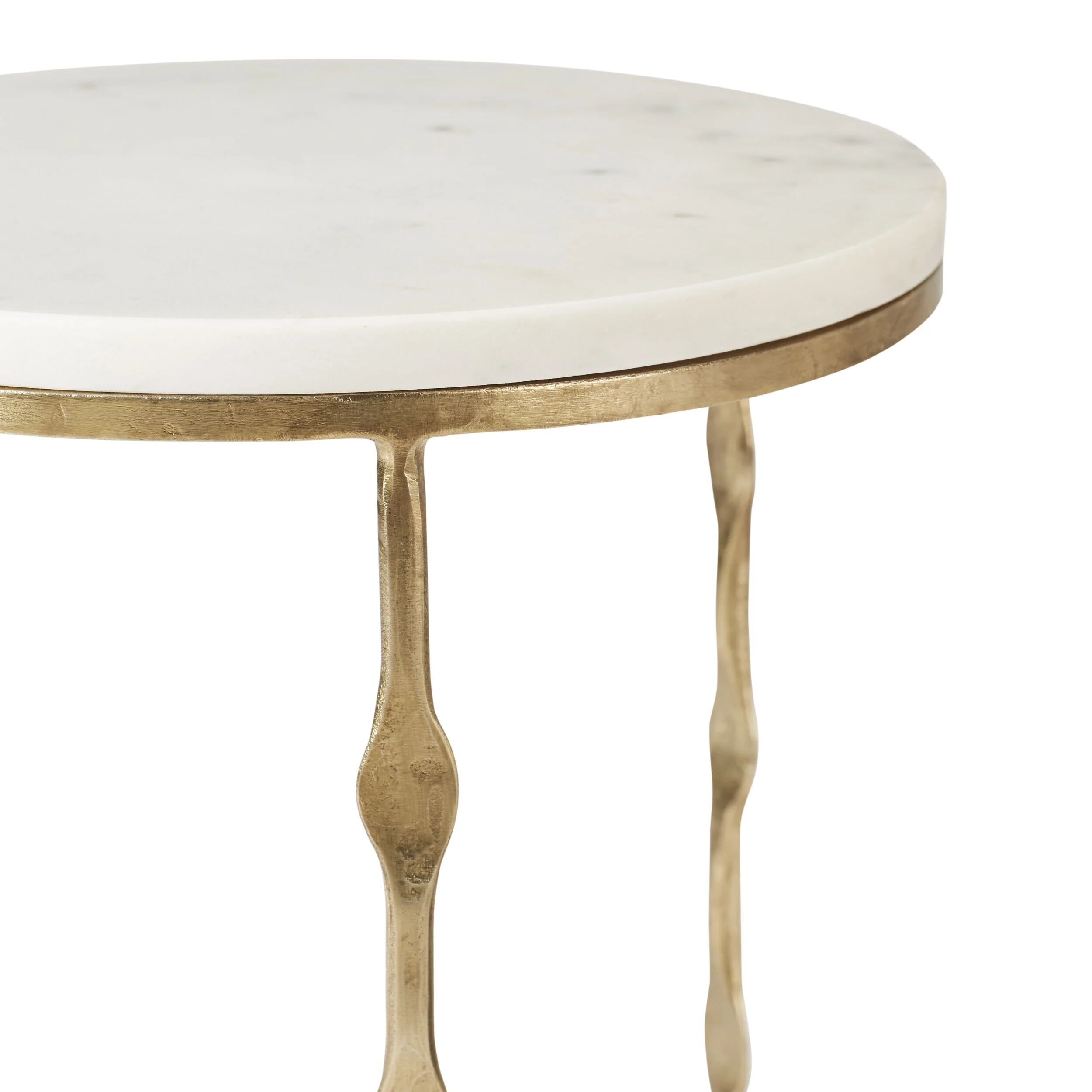 2980-iron-round-side-table-with-marble-top-50cm-2.webp Iron Round Side Table With Marble Top 50cm