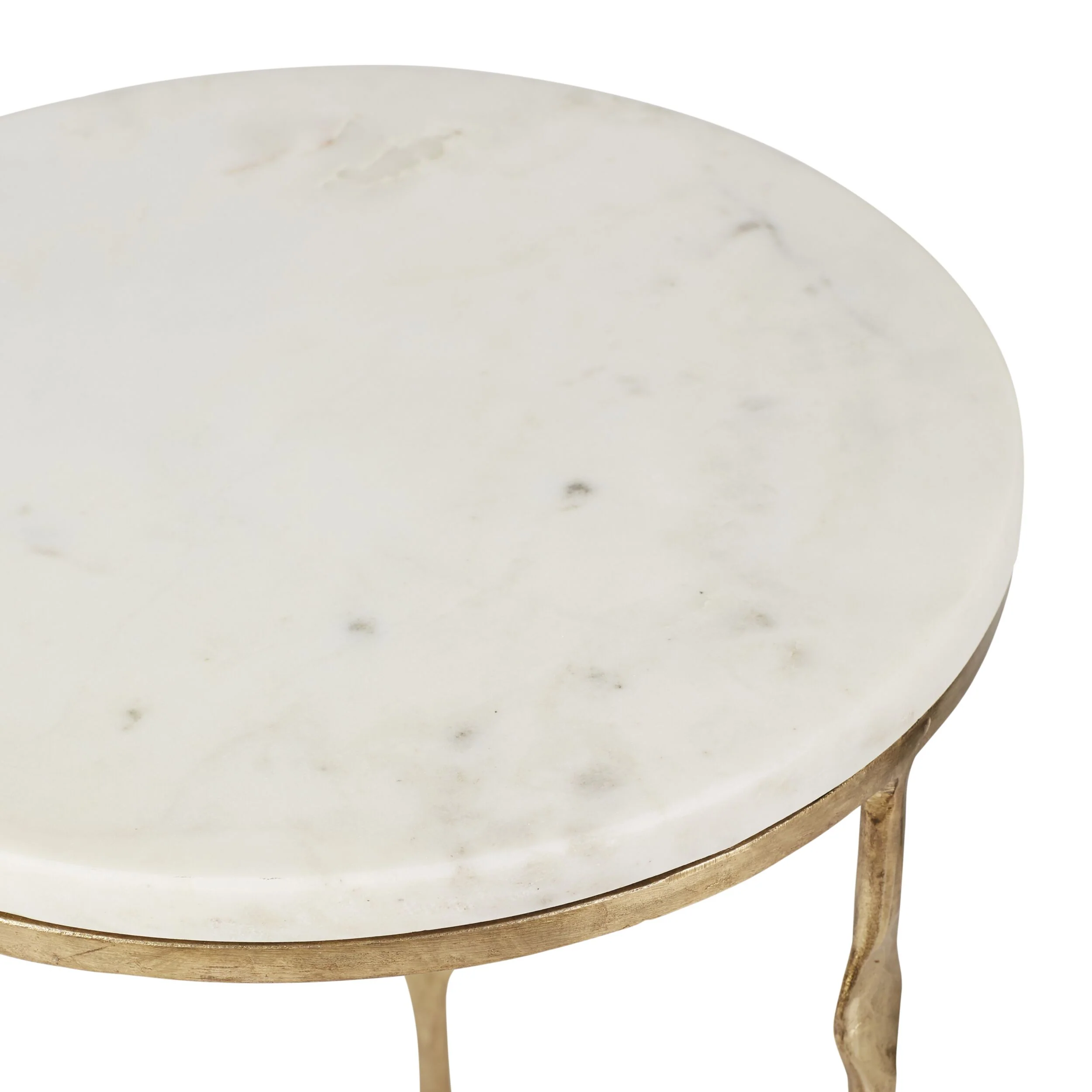2980-iron-round-side-table-with-marble-top-50cm-3.webp Iron Round Side Table With Marble Top 50cm