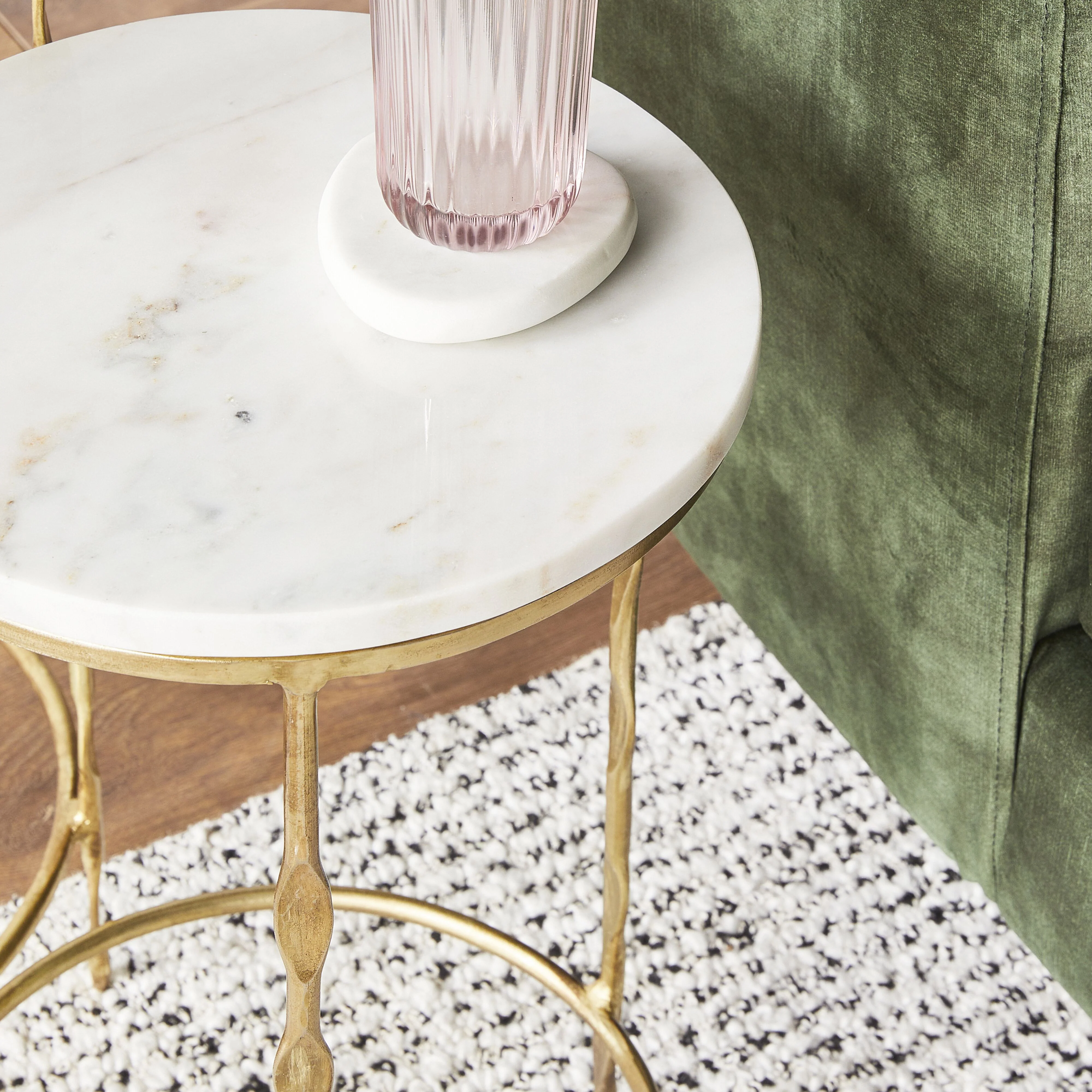 2980-iron-round-side-table-with-marble-top-50cm-6.webp Iron Round Side Table With Marble Top 50cm