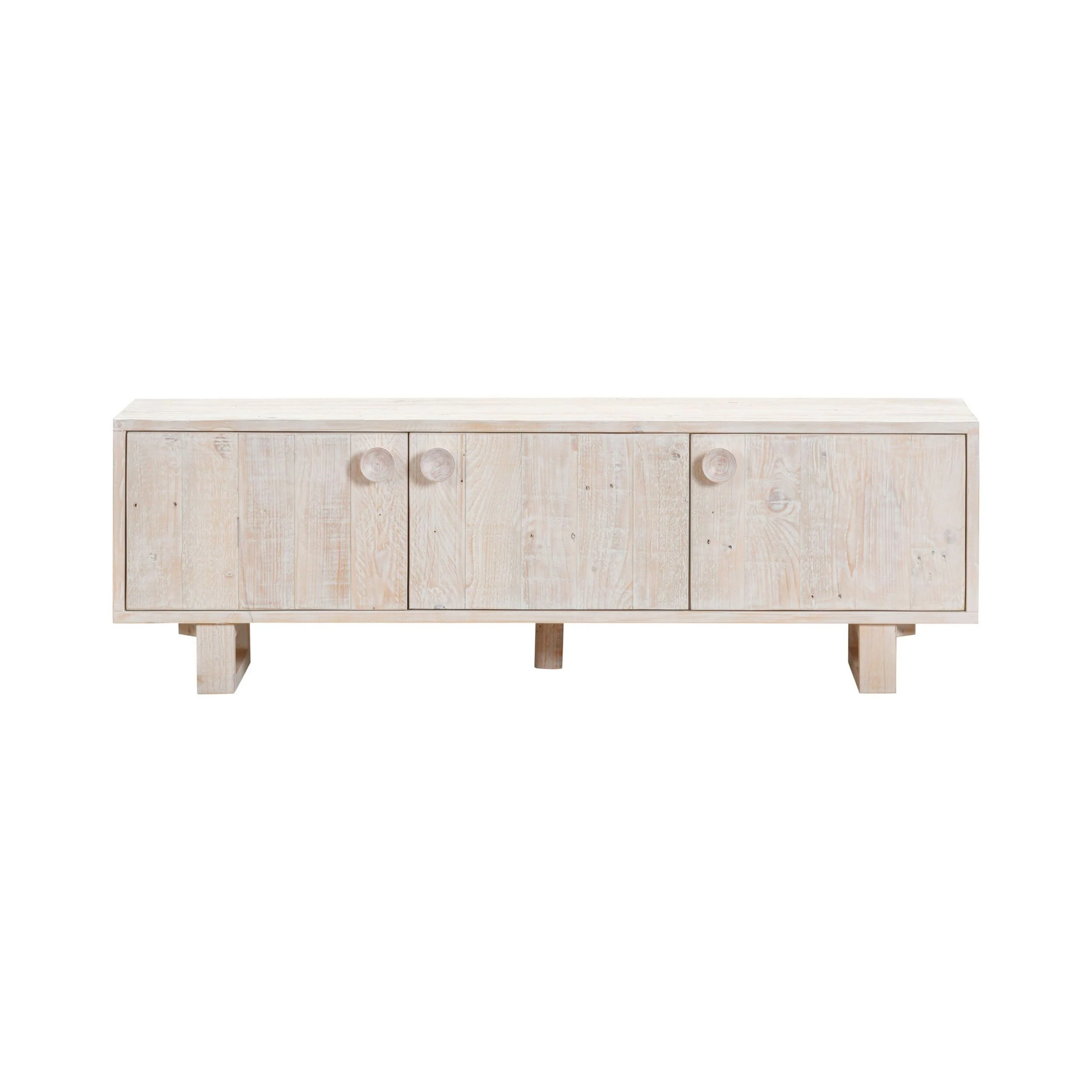 Daylesford 3 Door Entertainment Unit White Wash