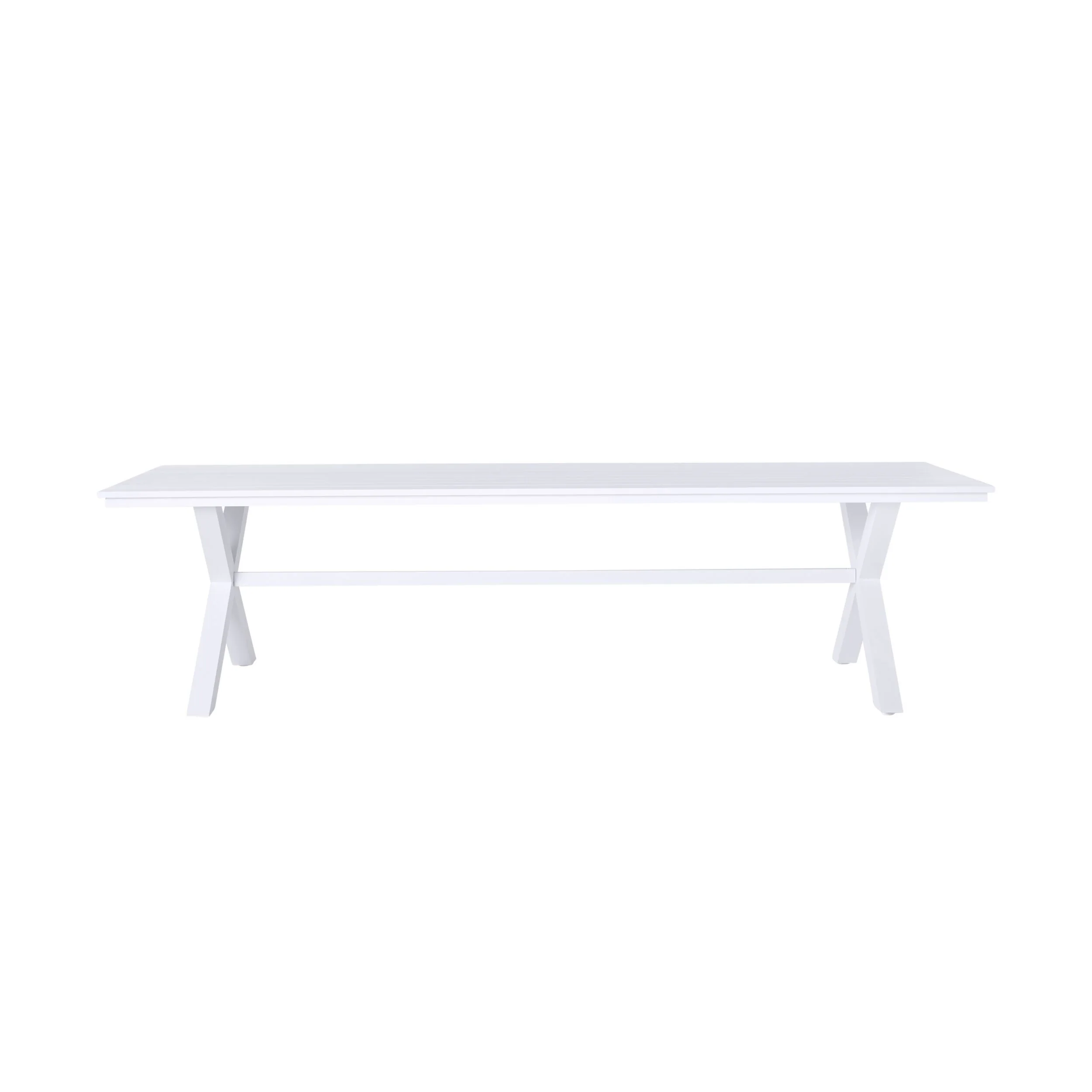 Blake Aluminium Dining Table 300cm White