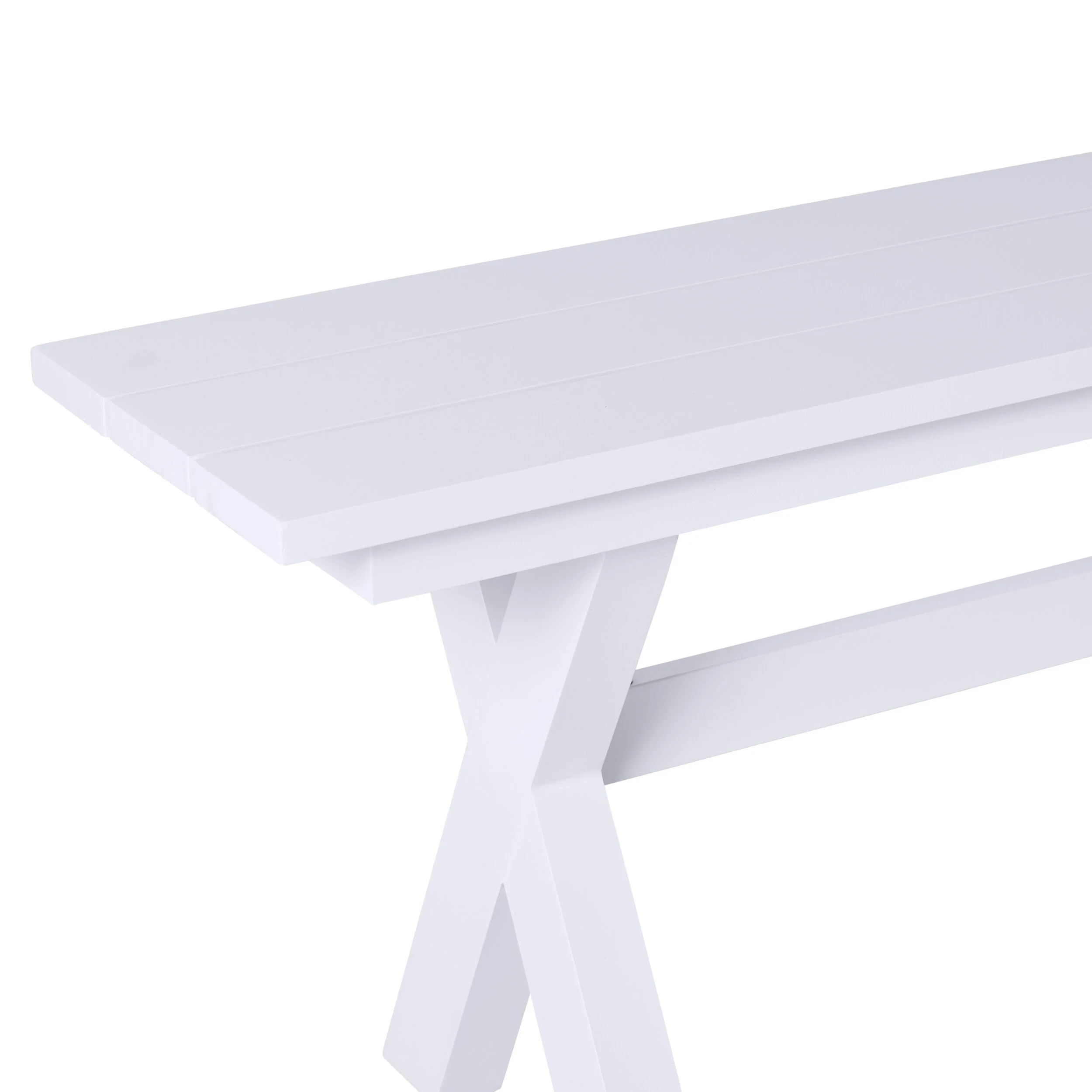 3210-blake-aluminium-dining-bench-300cm-white-4.webp Blake Aluminium Dining Bench 300cm White