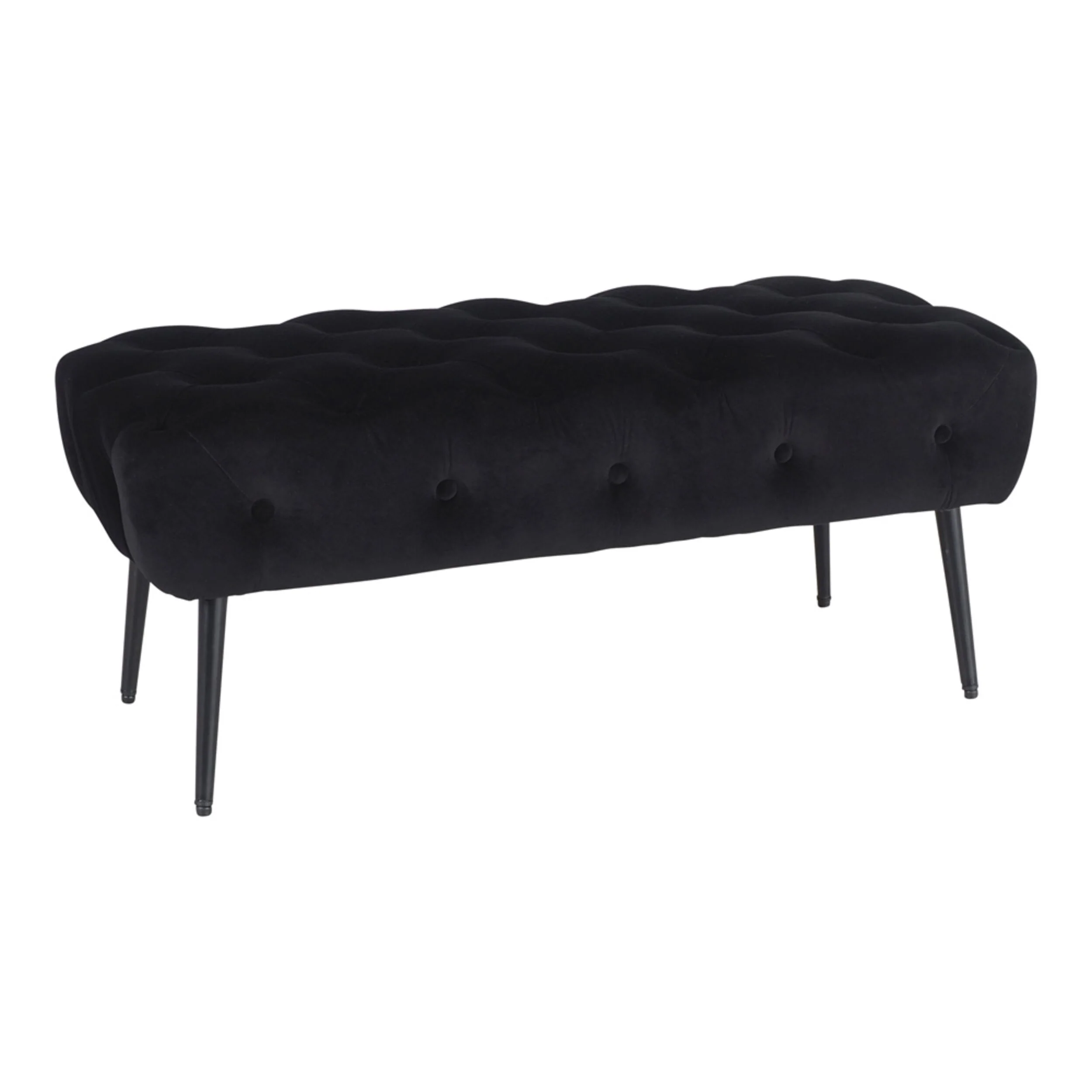 Maree Rectangle Bench Black