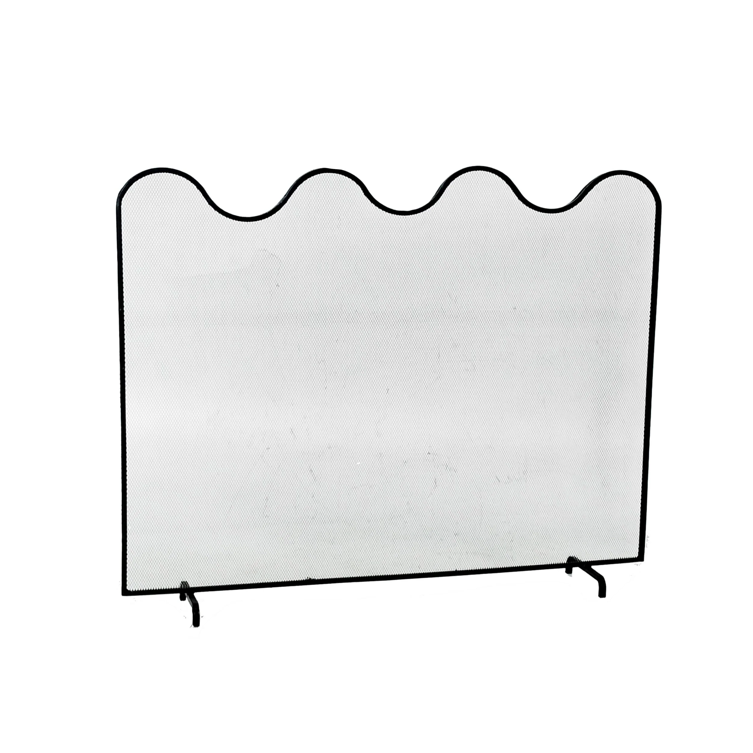 Wave Fire Screen Black