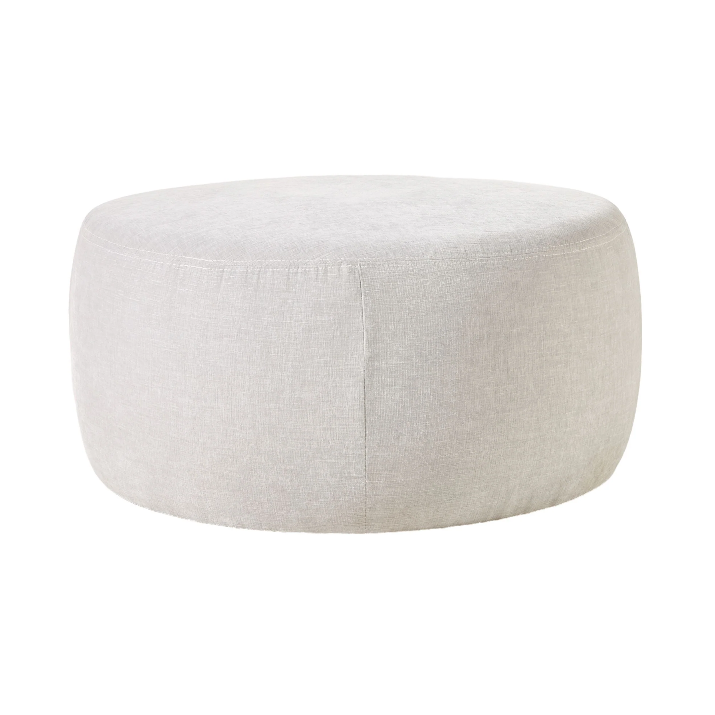 Tango Round Ottoman Large Noah Icy Grey
