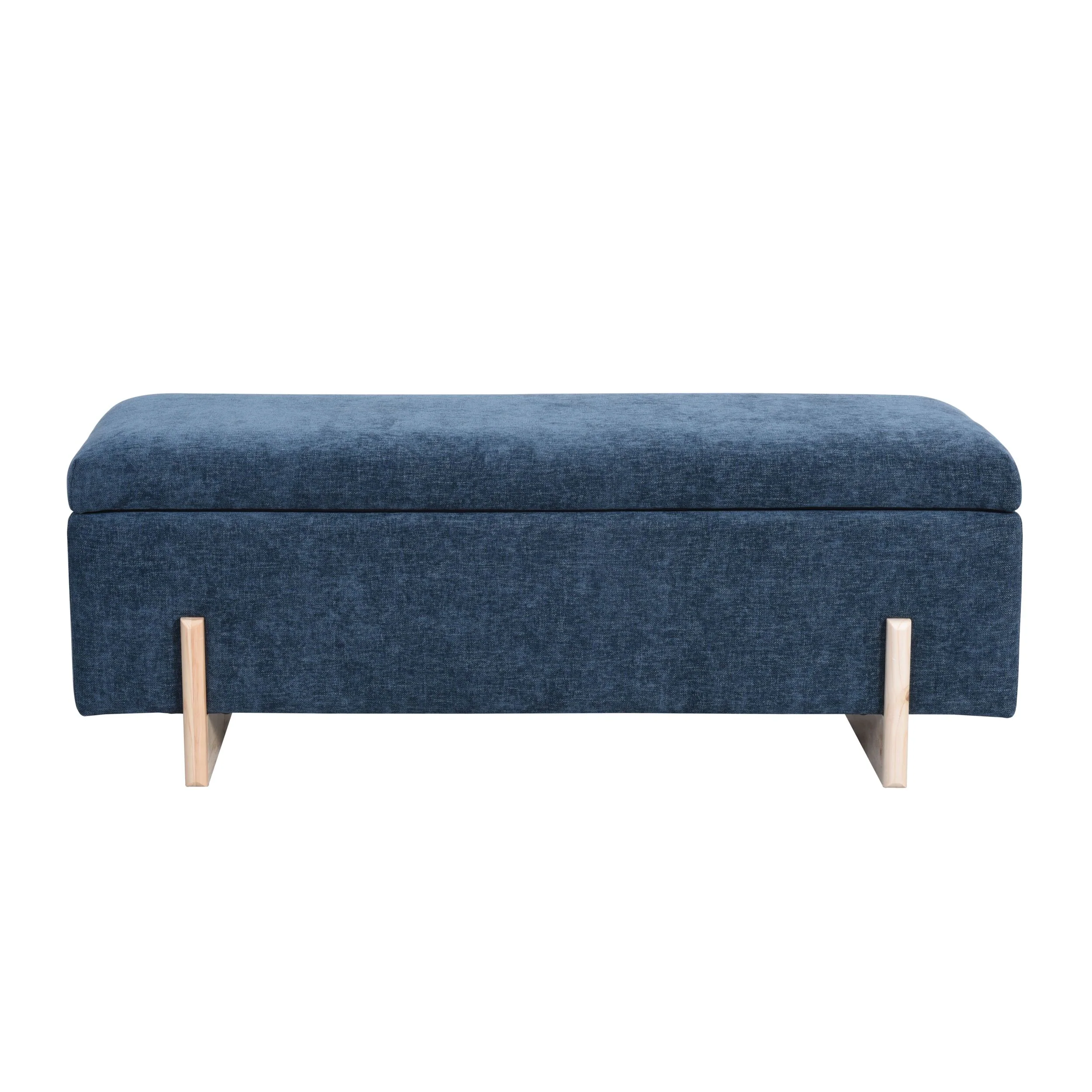 Sara Storage Bench Mineral Blue