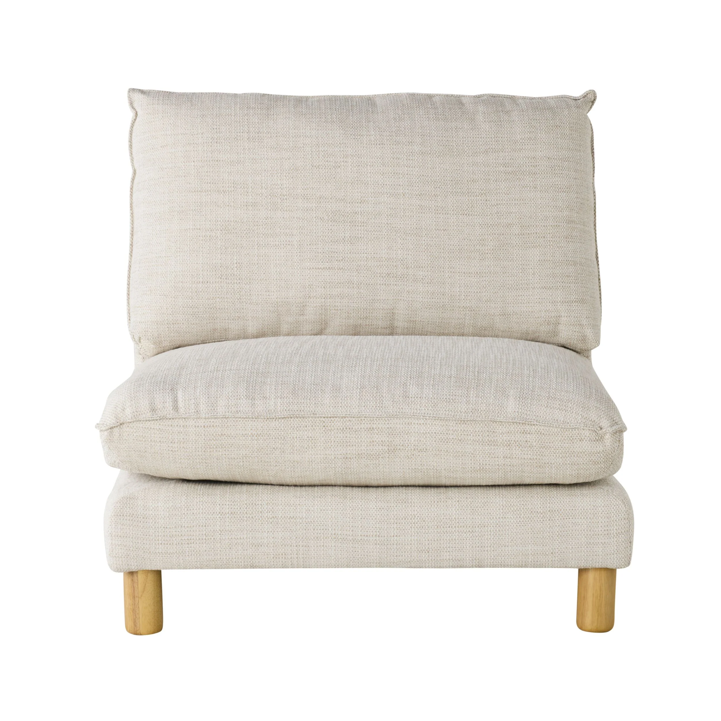 Whitehaven Armless Modular Chair Eden Natural