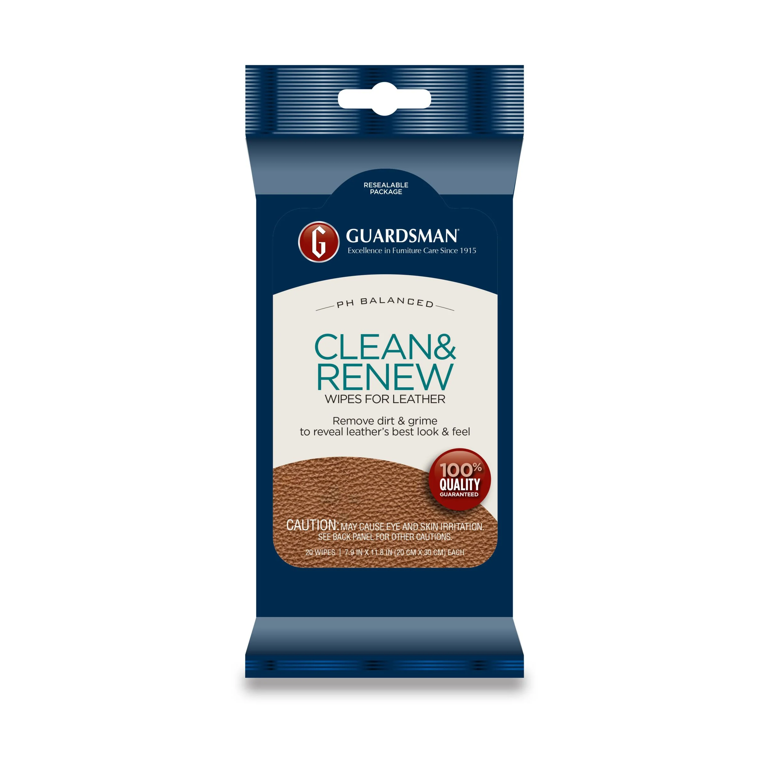 Guardsman Leather Cleaner Wipes