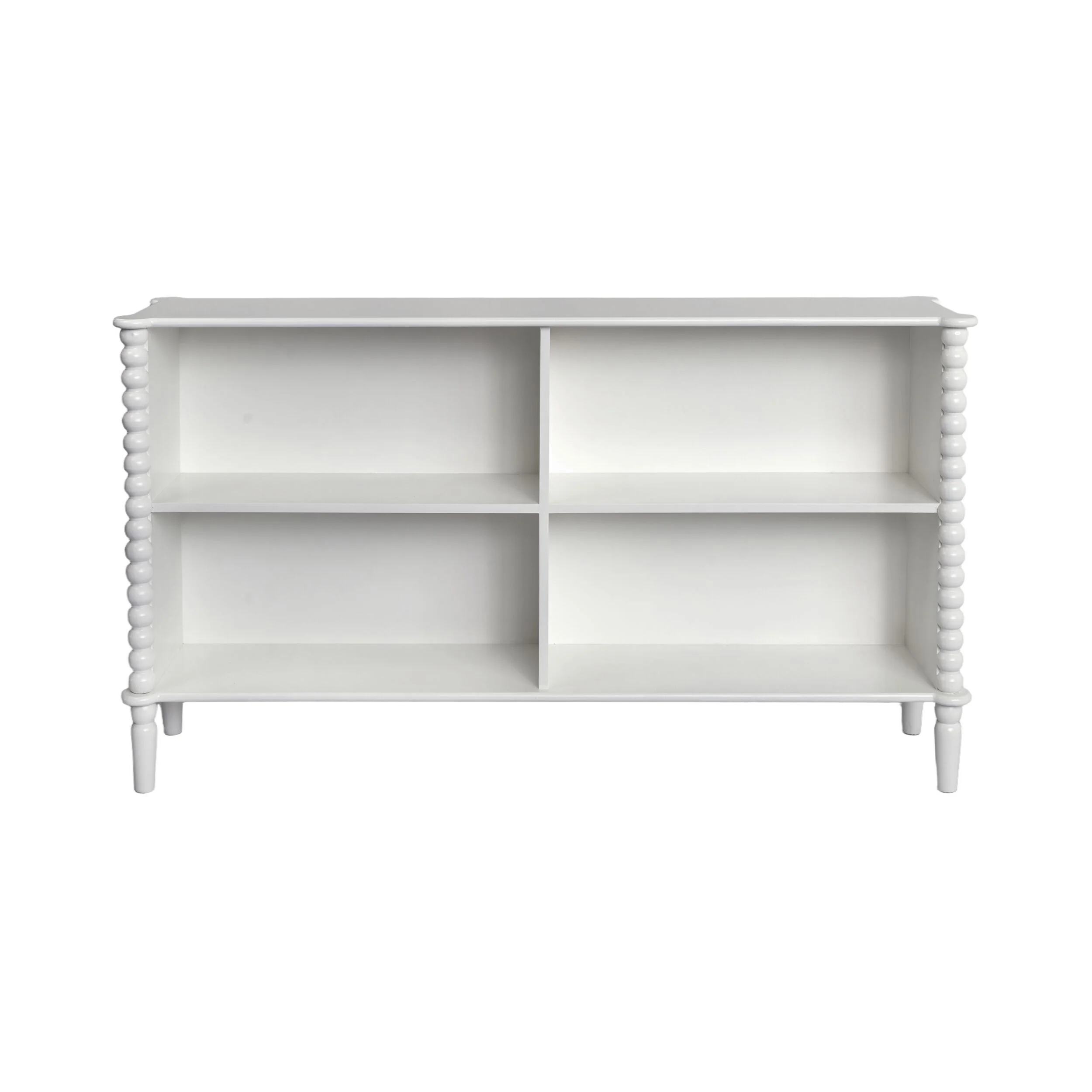 Maisie Low Bookcase White 145x73cm