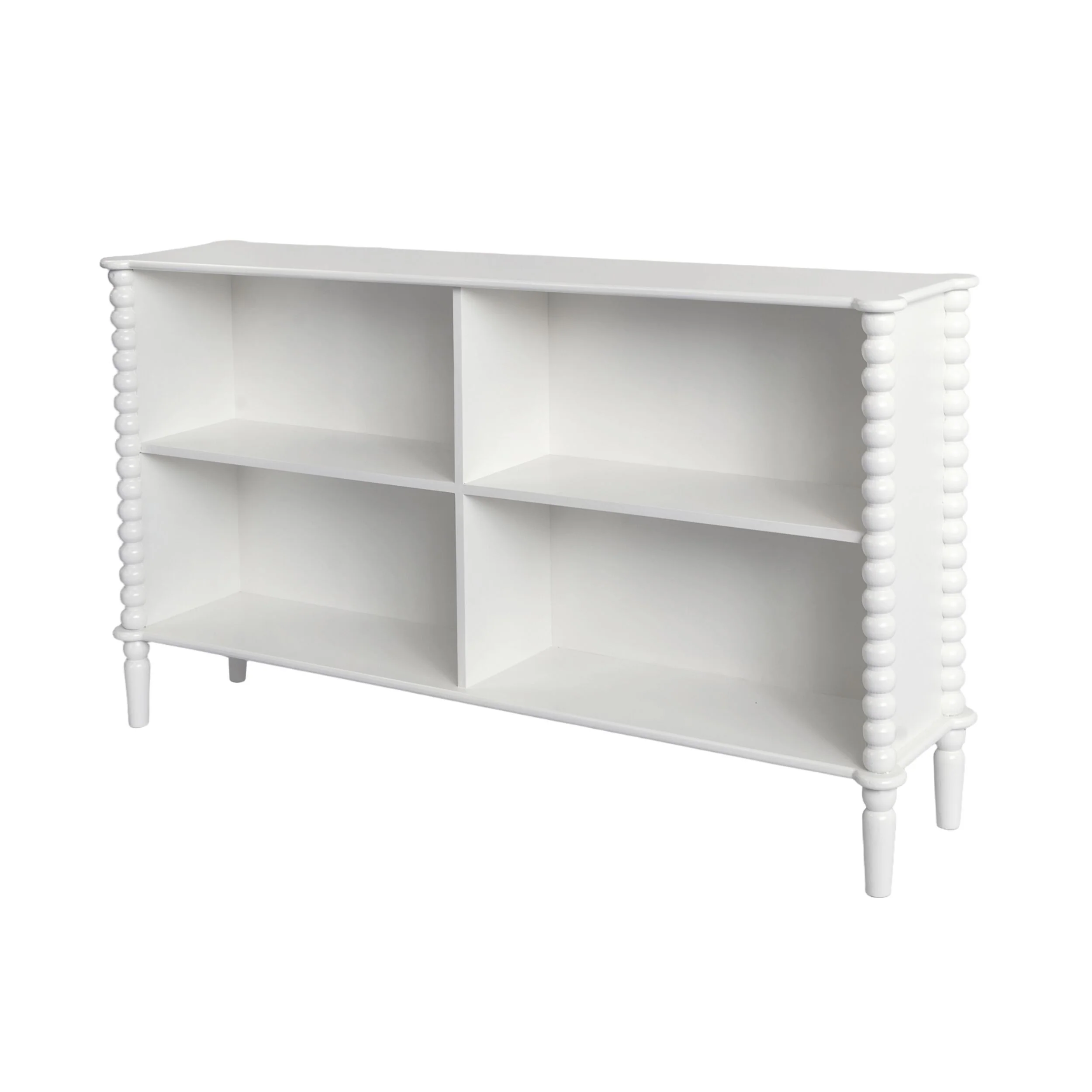 Maisie Low Bookcase White 145x73cm