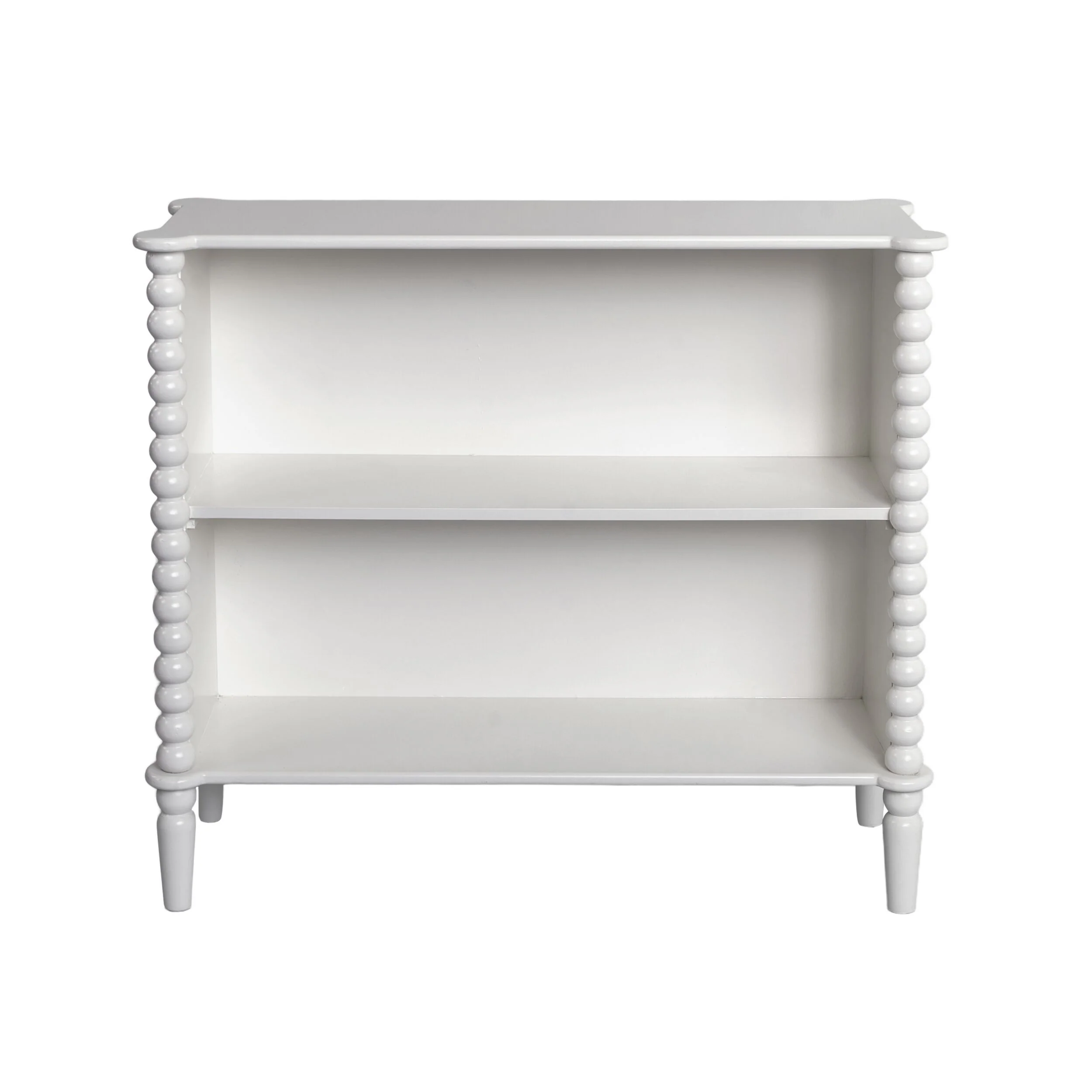 Maisie Small Bookcase White 90x80cm