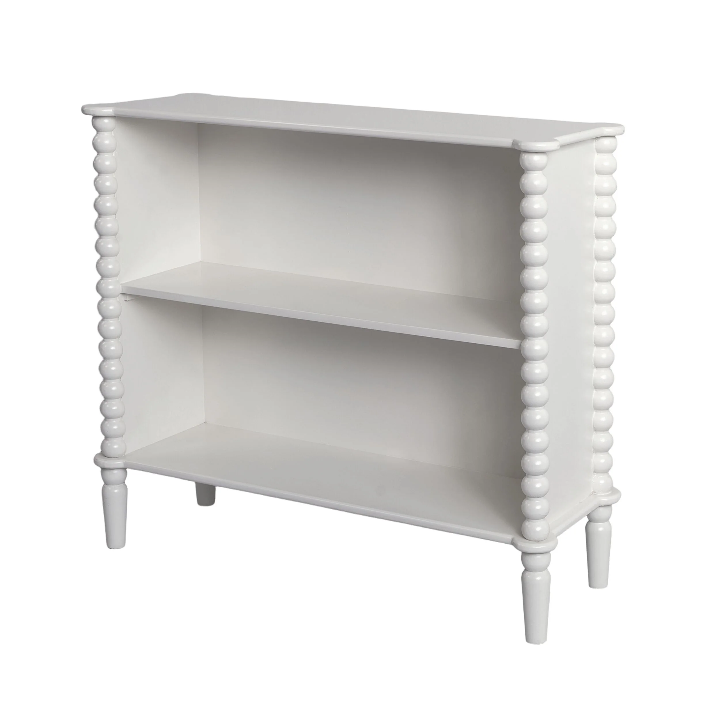 Maisie Small Bookcase White 90x80cm