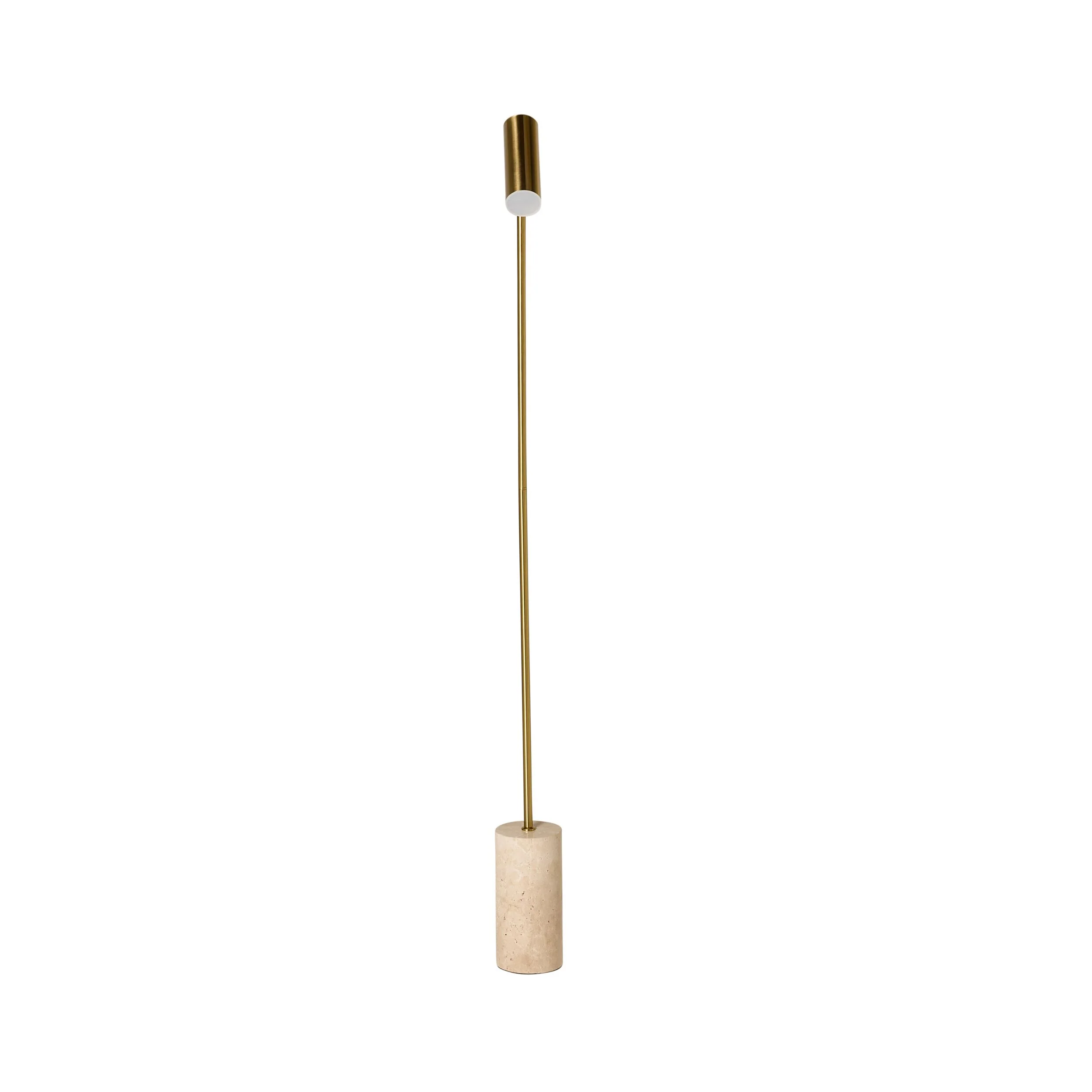 Elroy Travertine Floor Lamp 151cm