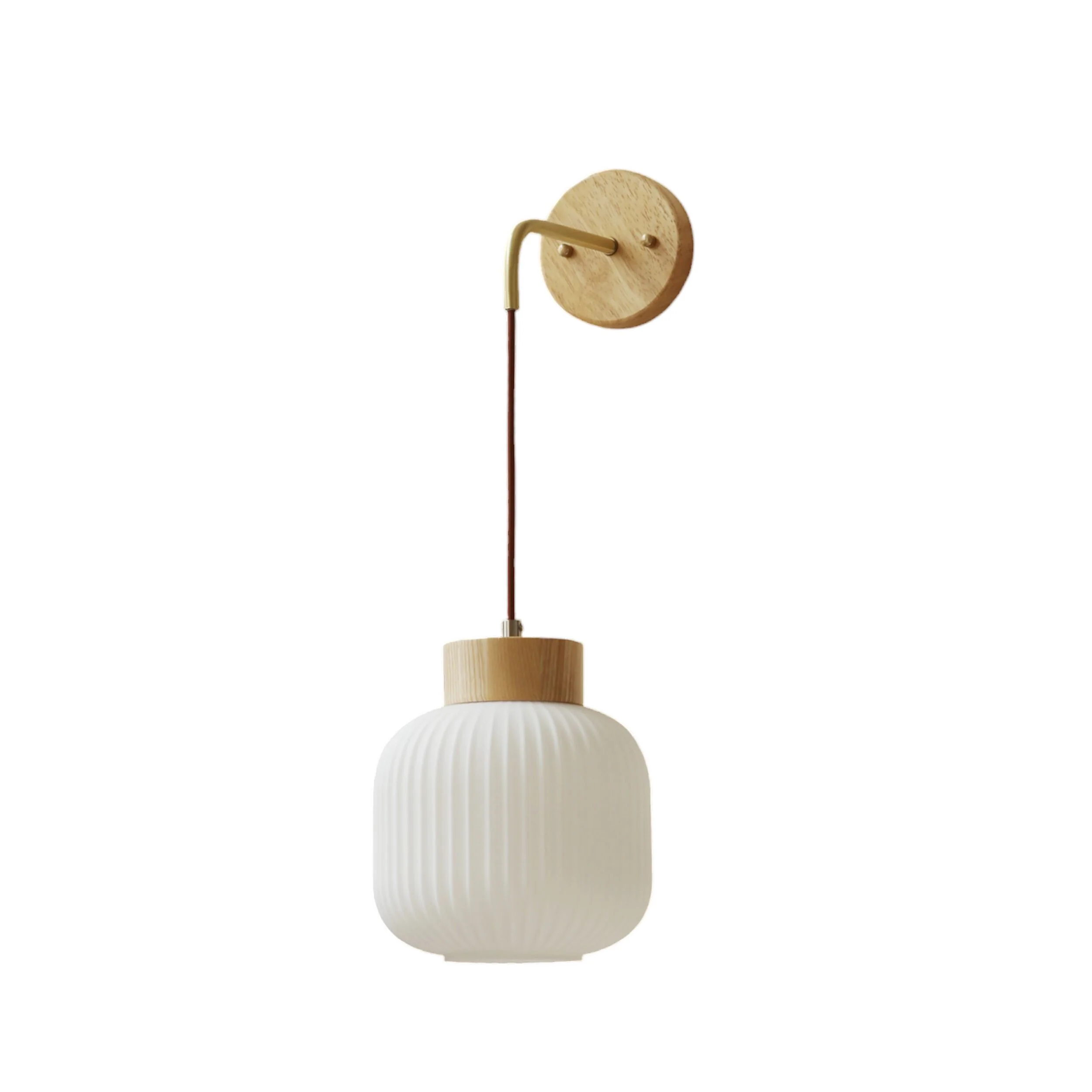 Hallie Glass Wall Light 20x24cm