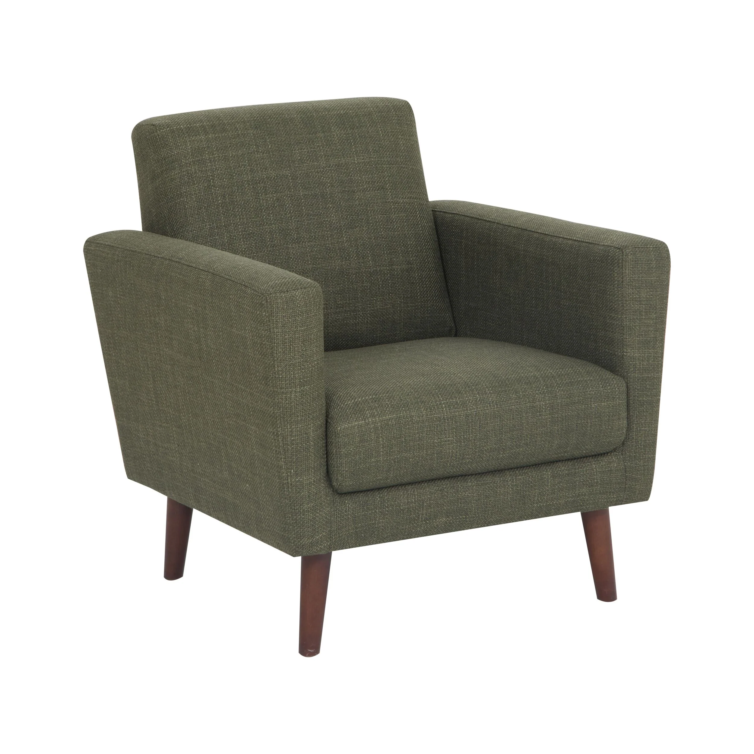 Frankie Armchair Olive Green Weave