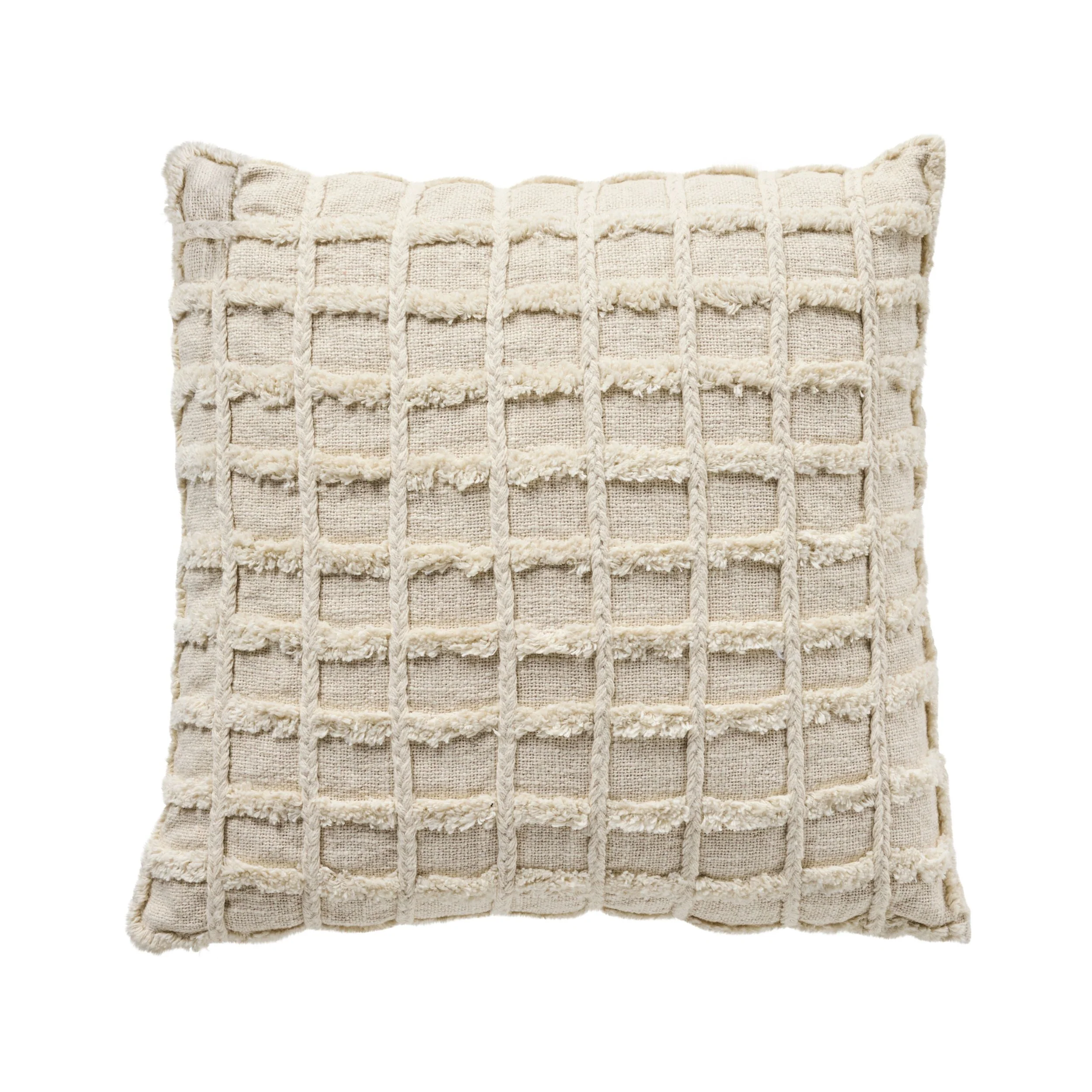 Marley Tufted Cushion Ecru 50x50cm