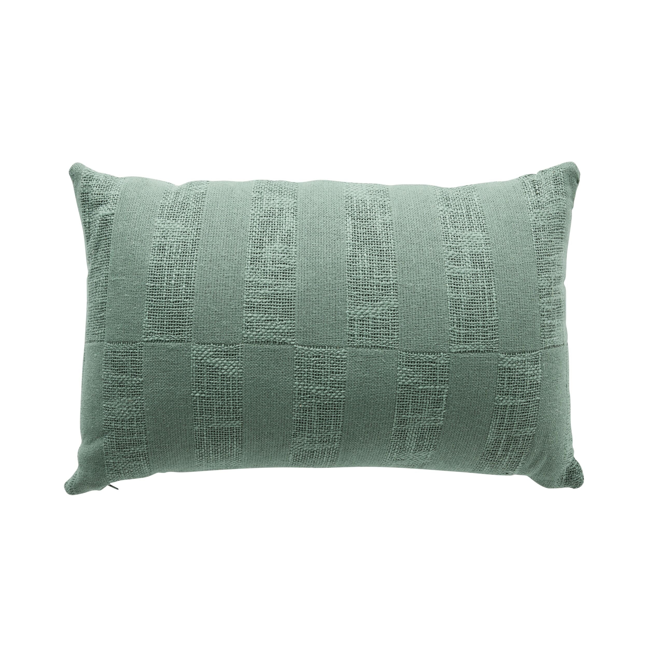 Gene Jacquard Cushion Bottle Green 40x60cm