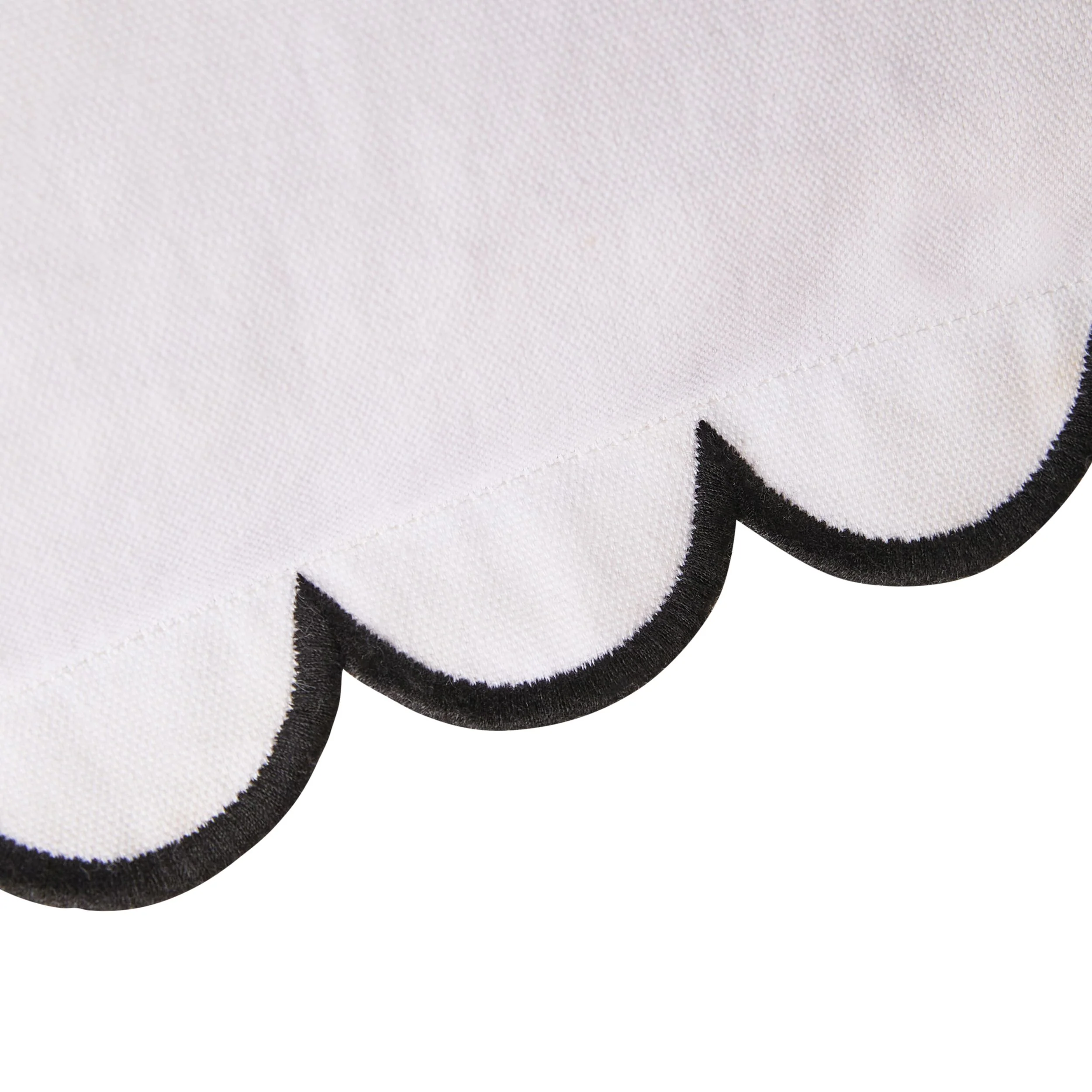 Aerin Scallop Cushion White 45cm