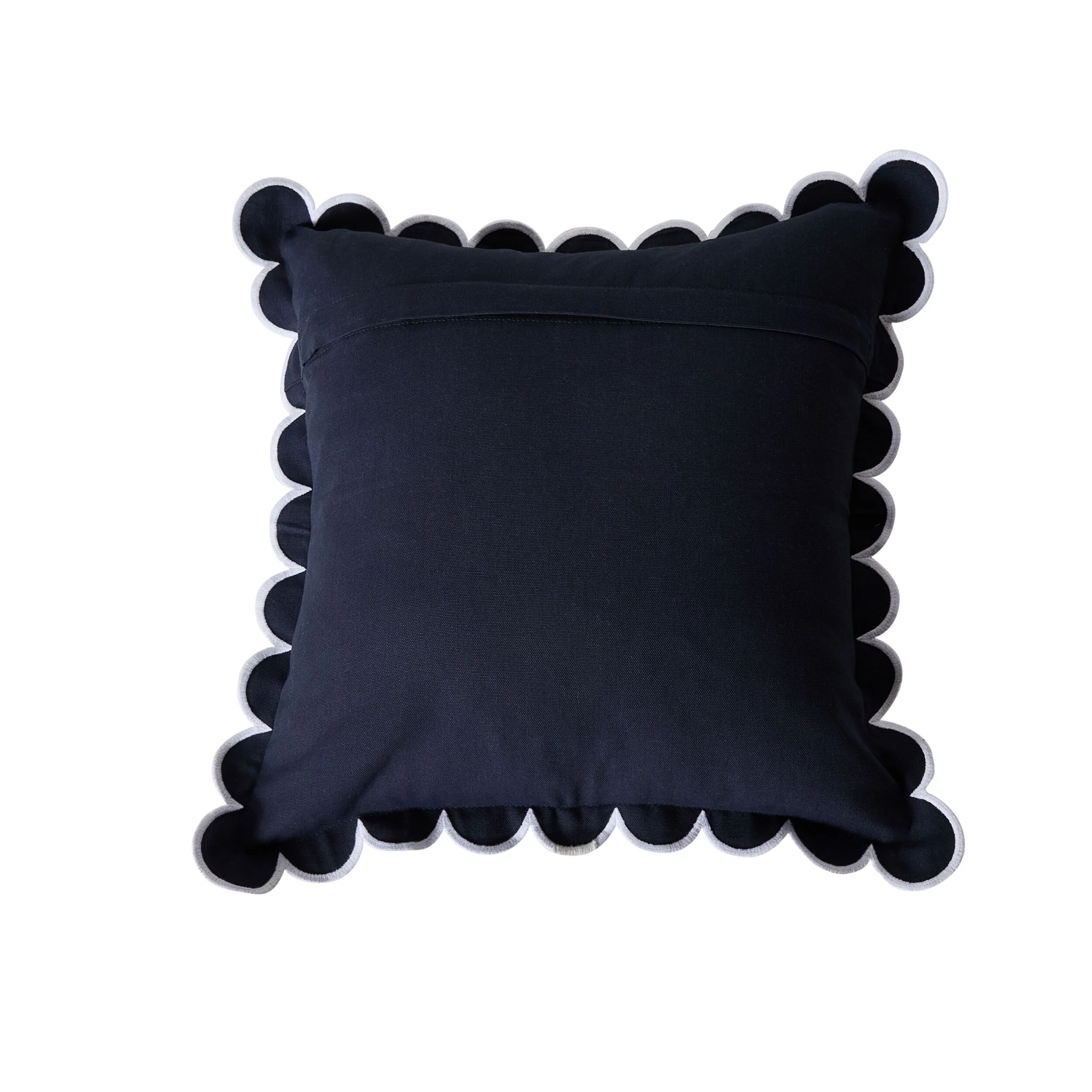 Aerin Scallop Cushion Ink 45cm