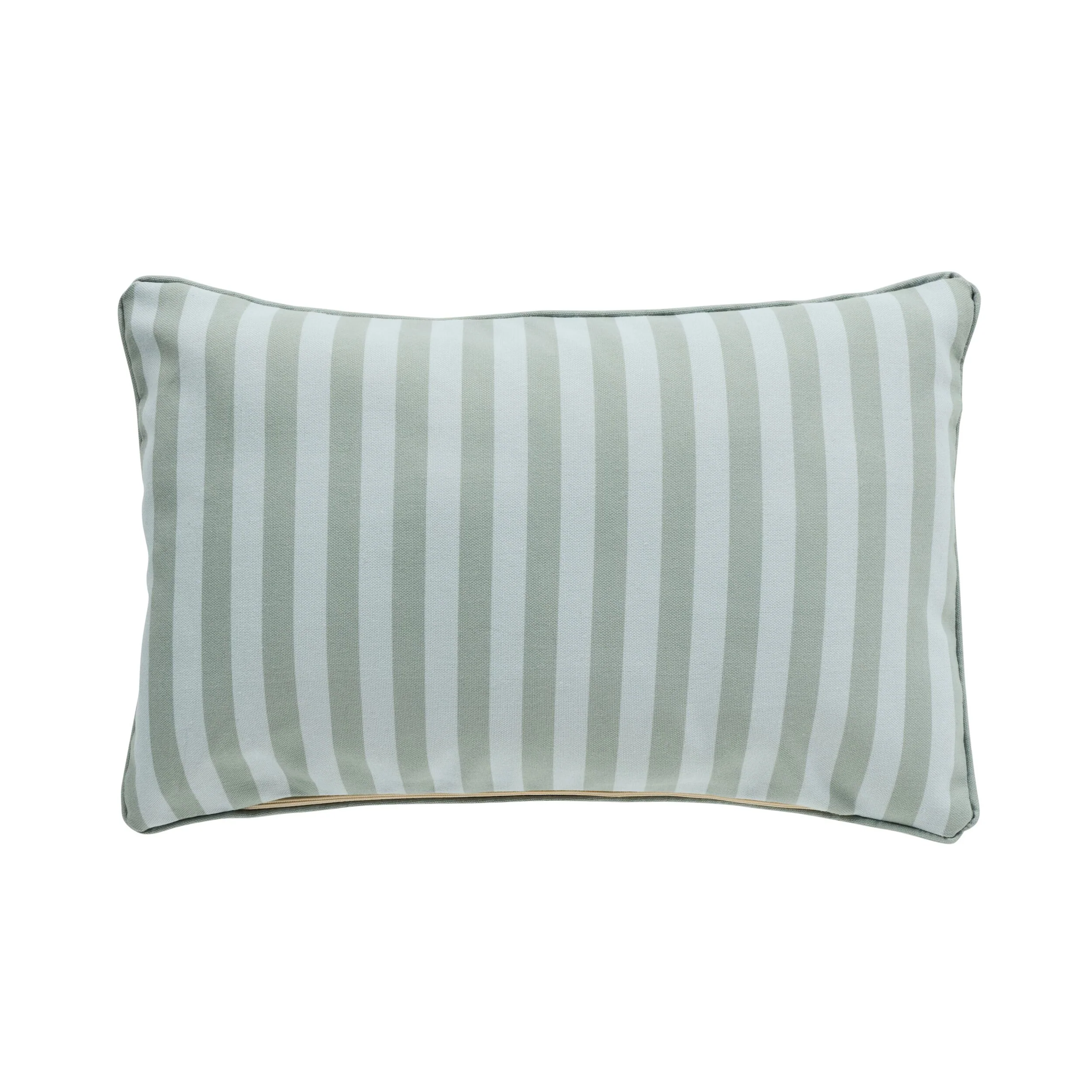 Aruba Solid and Striped Outdoor Cushion Blue 35x55cm