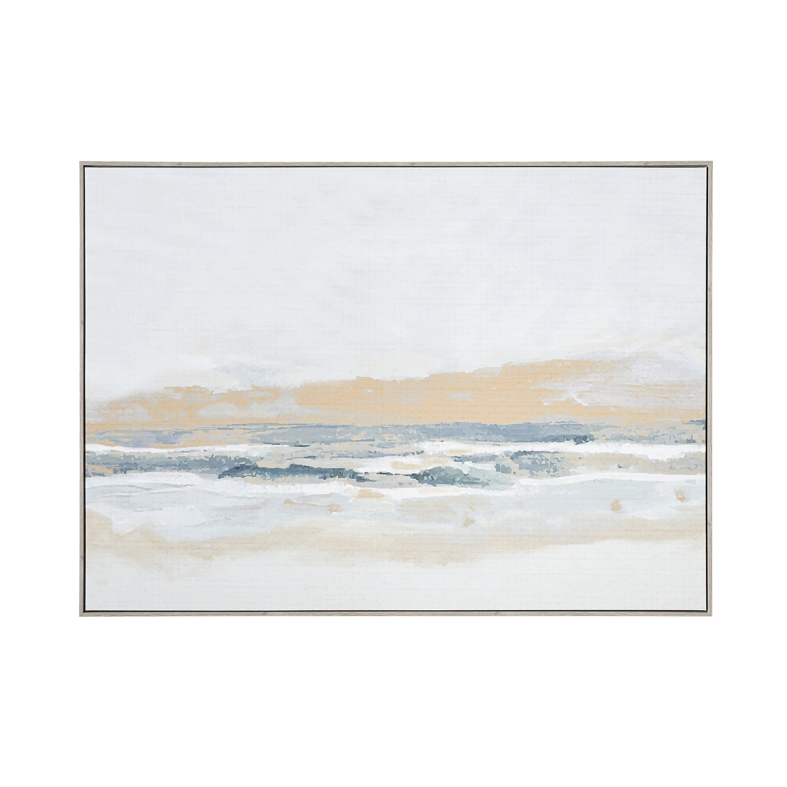 Abstract Beach Landscape Canvas Print 142.6x102.6cm
