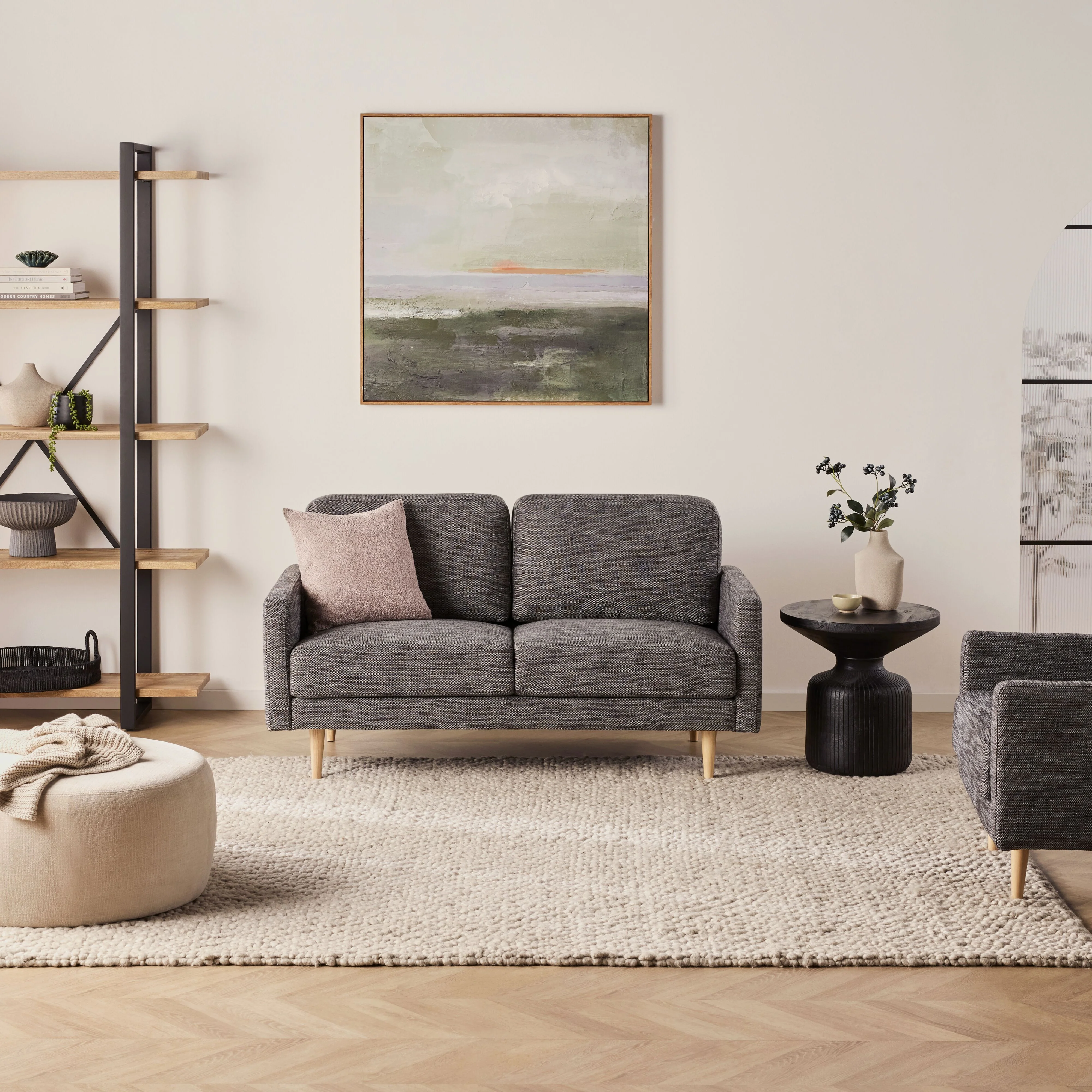 Boden 2 Seater Sofa Alaska Charcoal